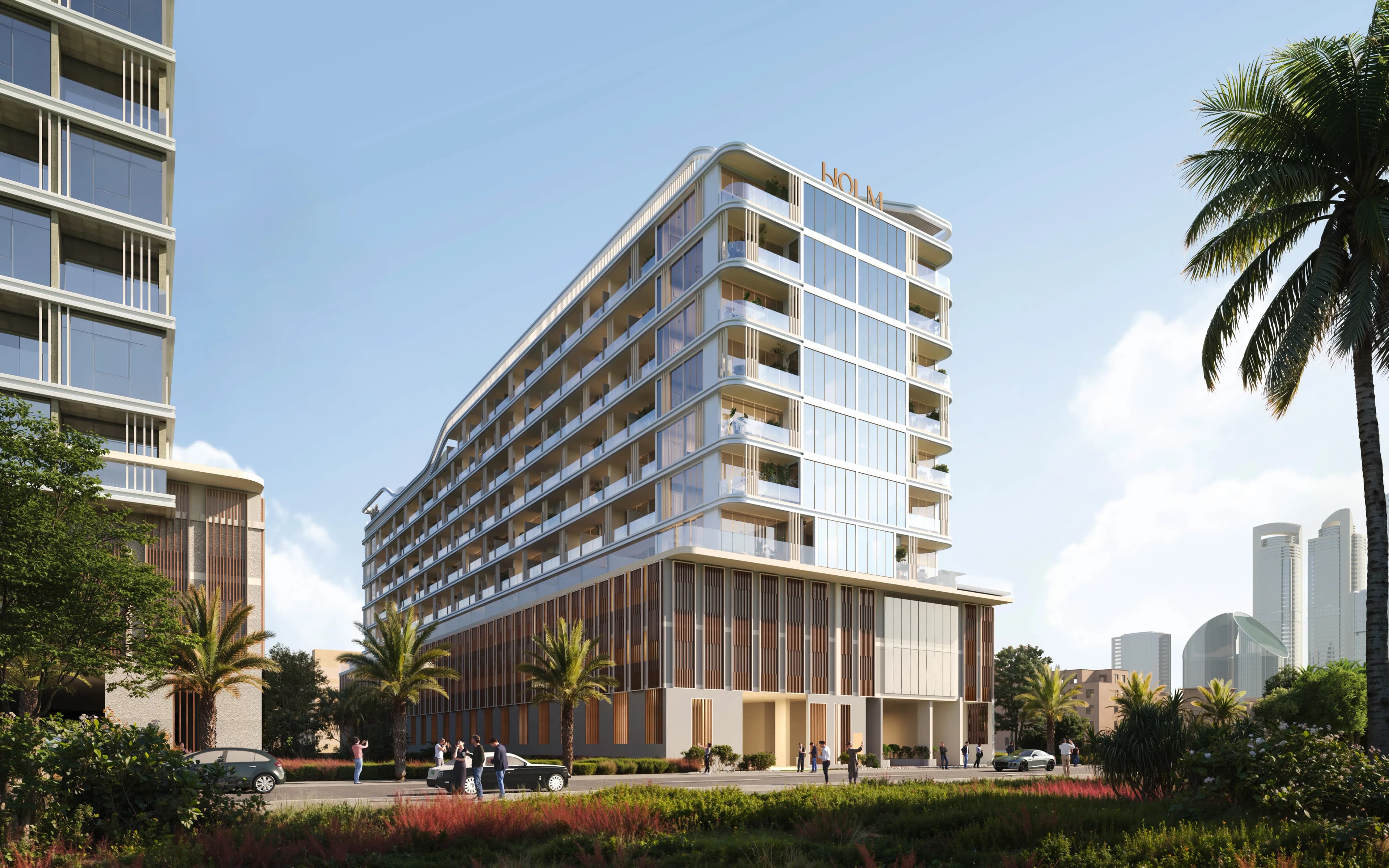 Linea by Holm exterior view - Al Satwa, Dubai - by HOLM Developments