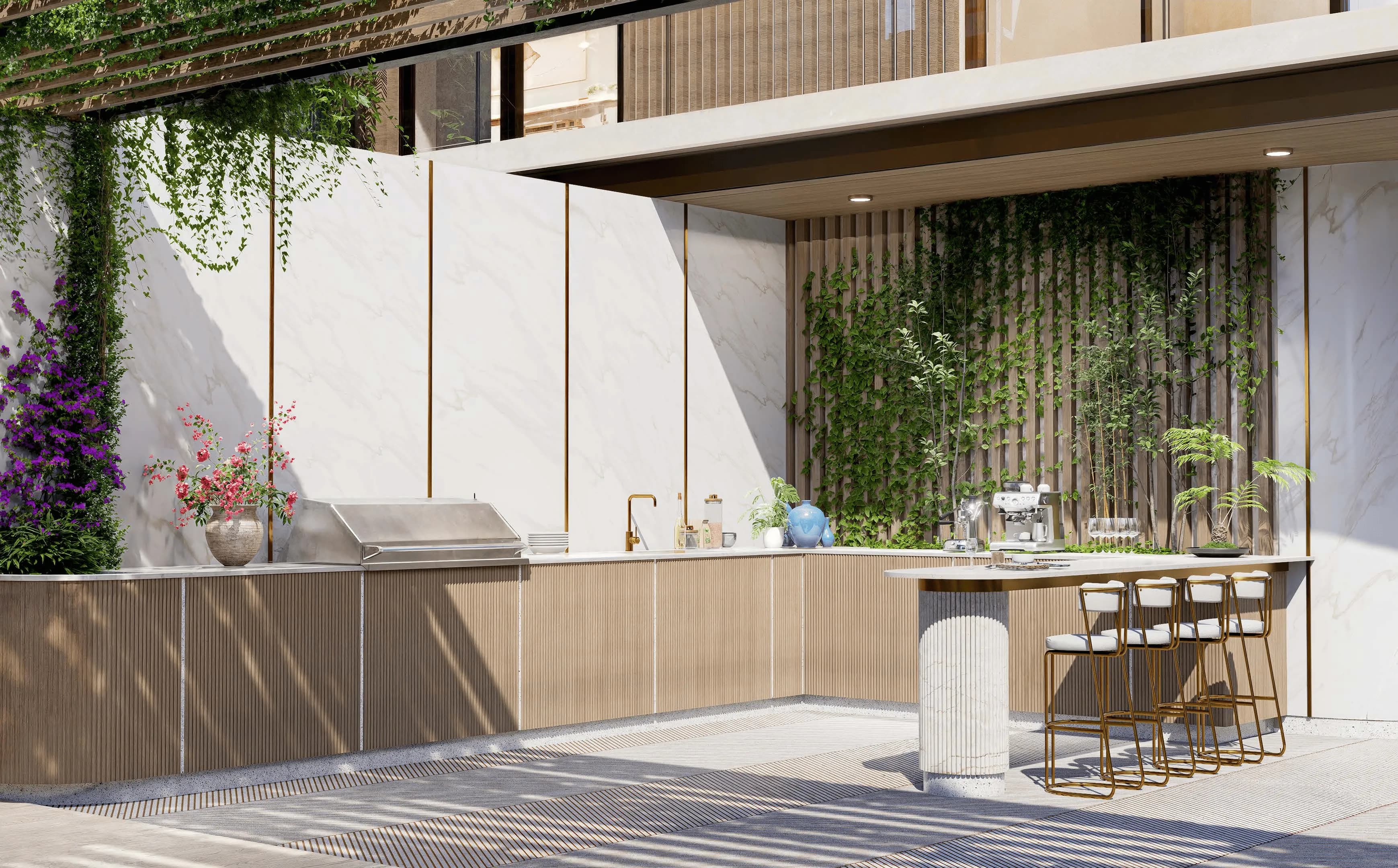 Liora amenity BBQ Area - Dubai Islands, Dubai - by Jaiedco Development