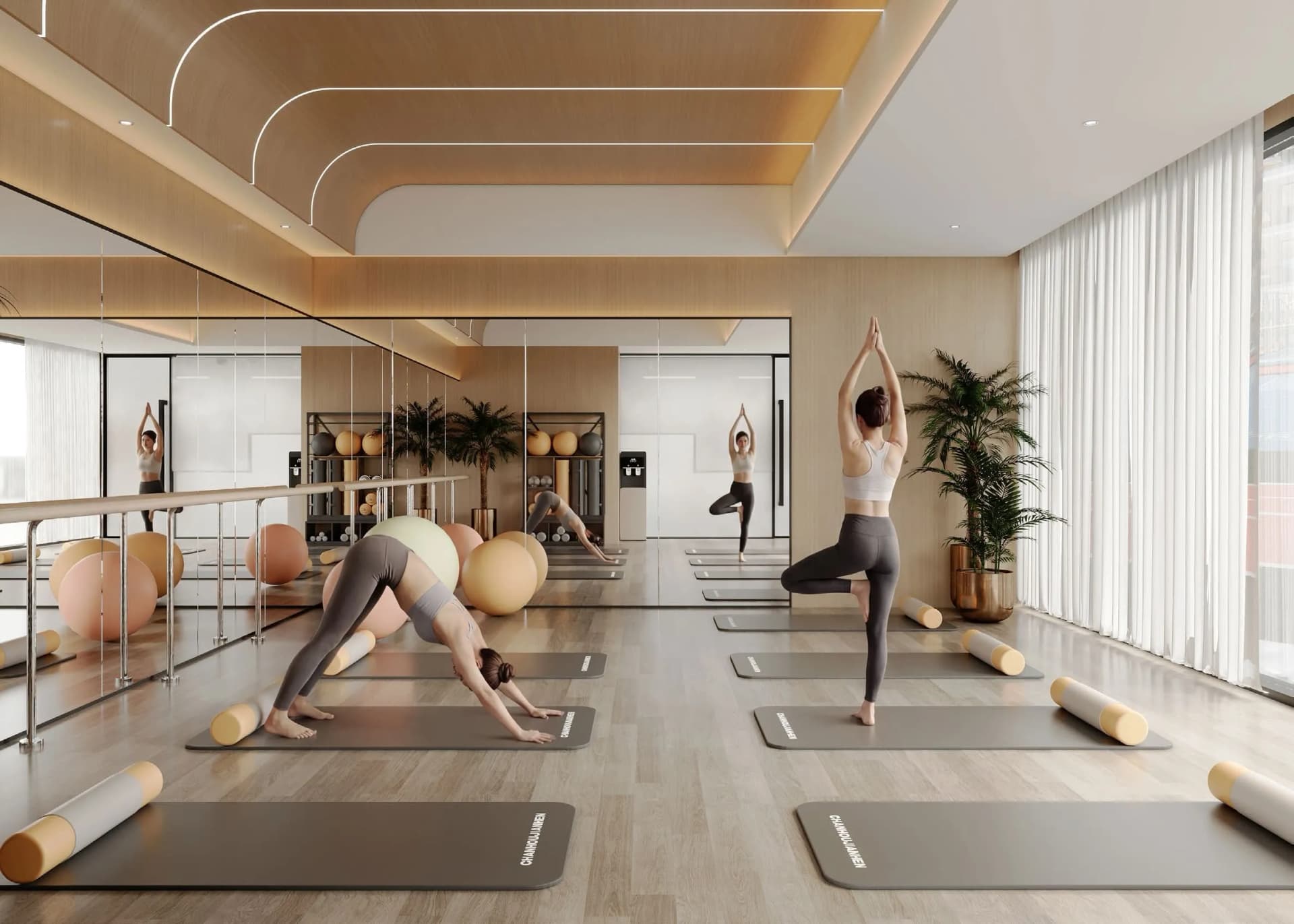 Listone Residence amenity Indoor Yoga Studio in Dubai International City, Dubai, by Lion Stone Properties