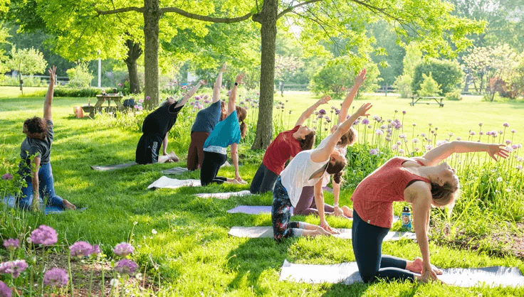 LIV Maritime amenity Outdoor Zen Garden & Yoga & Pilates Zones - Maritime City, Dubai - by LIV