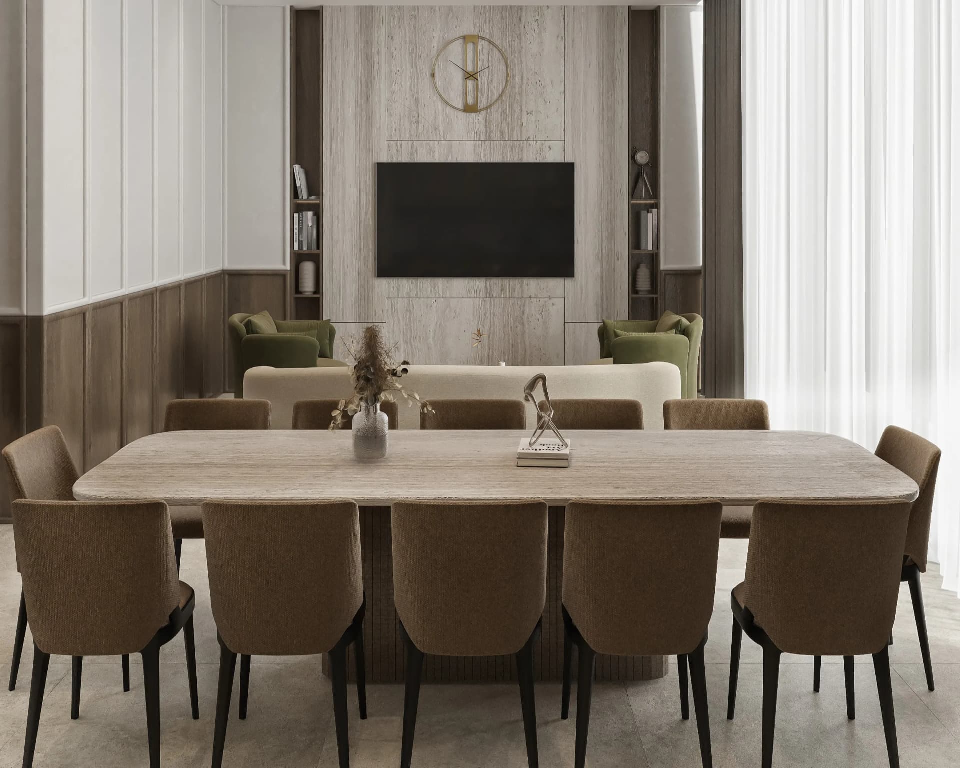 LIV Oceanside amenity Conference Room in Palm Deira, Dubai