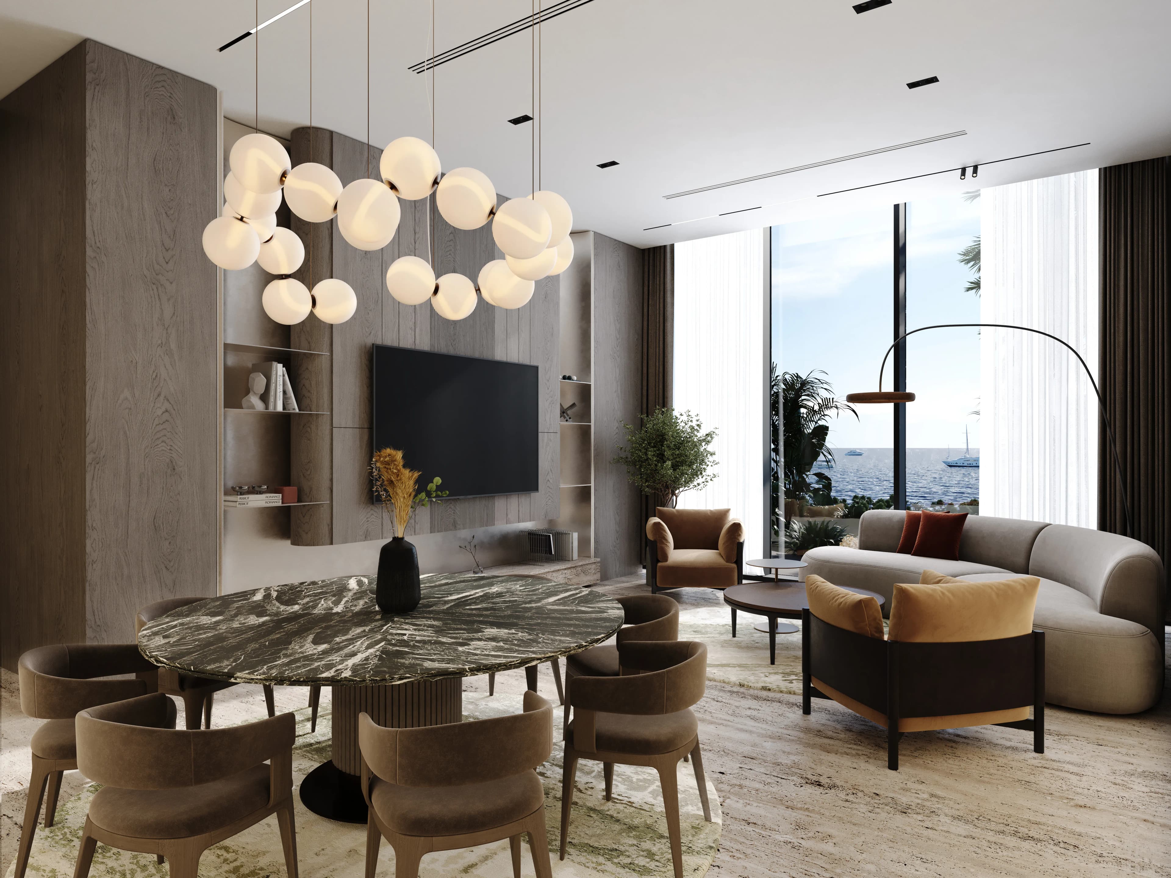 LIV Oceanside amenity Residents’ Library - Palm Deira, Dubai - by LIV