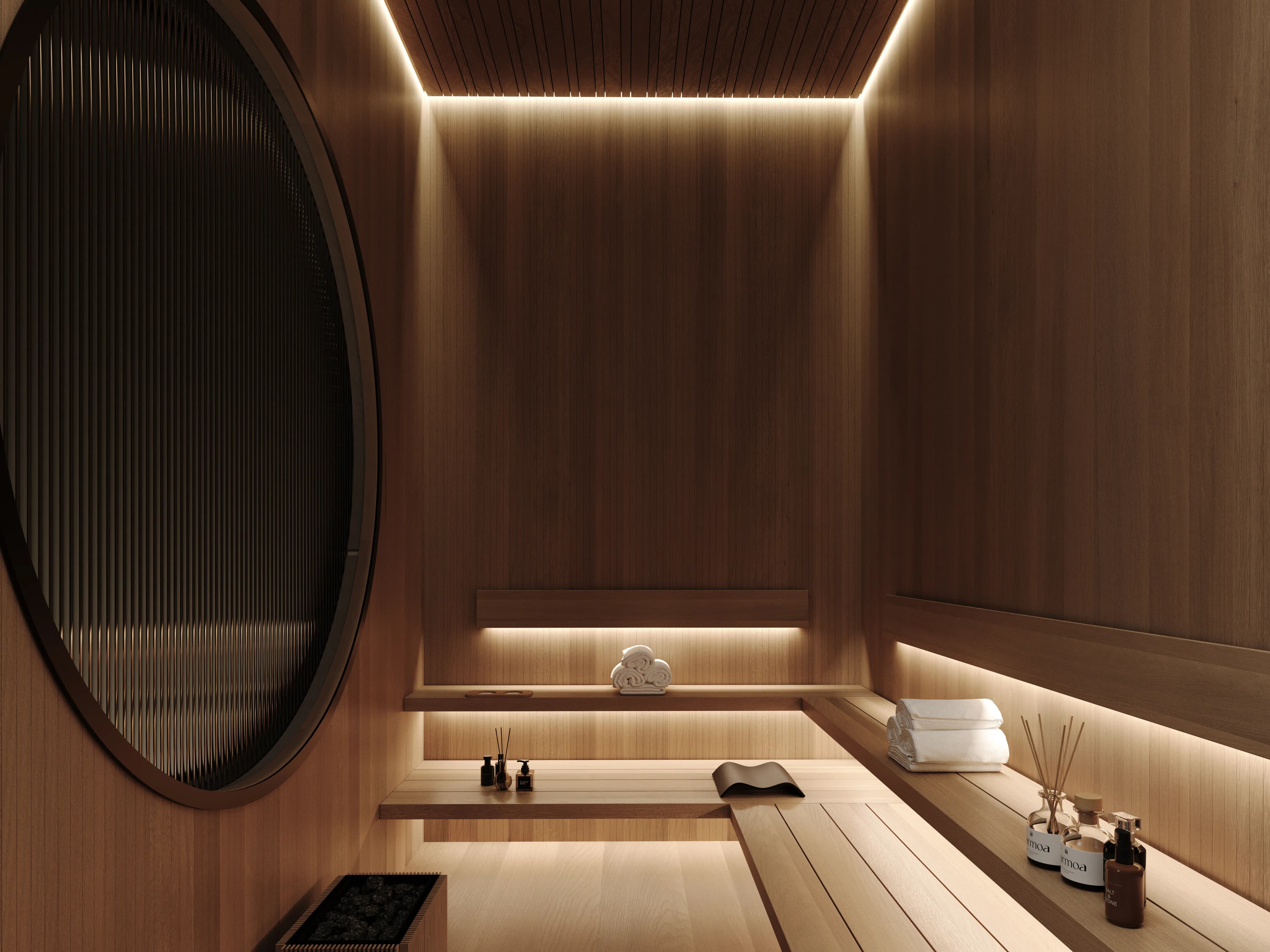 LIV Oceanside amenity Sauna - Palm Deira, Dubai - by LIV