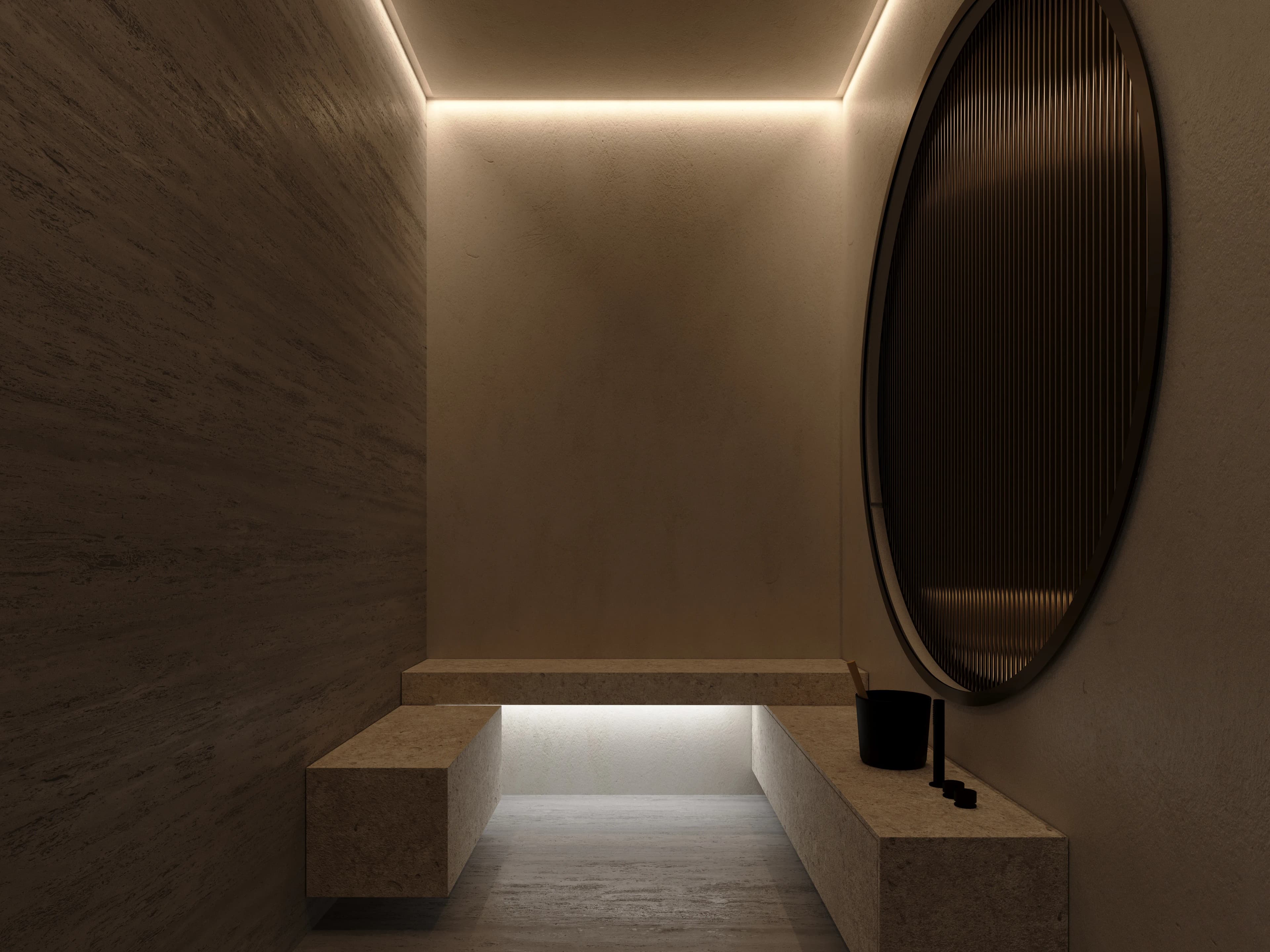 LIV Oceanside amenity Steam Room - Palm Deira, Dubai - by LIV