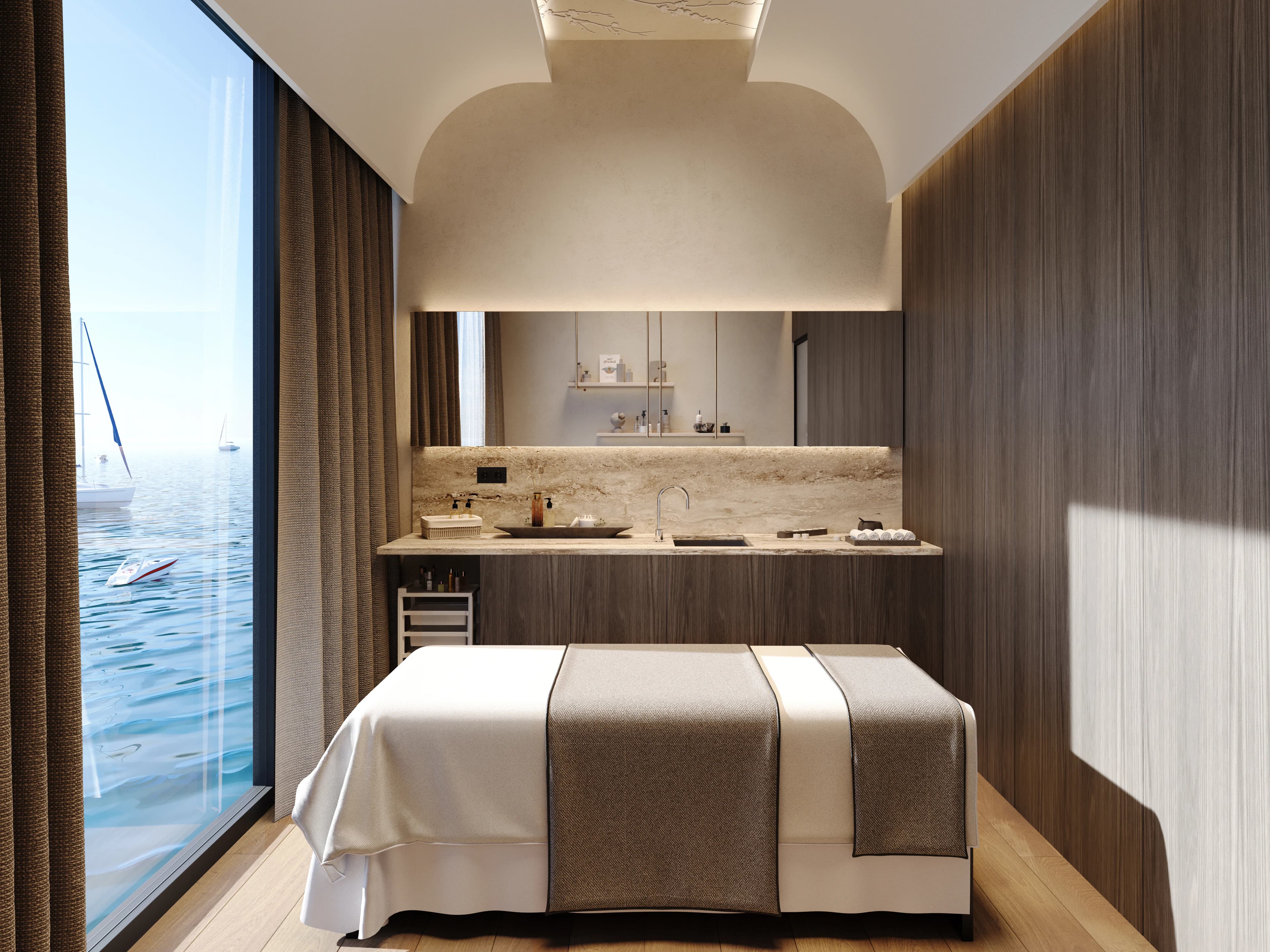 LIV Oceanside amenity Wellness Area - Palm Deira, Dubai - by LIV