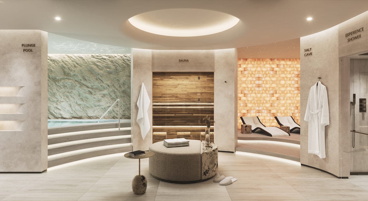 LIV Waterside amenity Female Spa & Cold Dip - Sauna - Dubai Marina, Dubai - by LIV