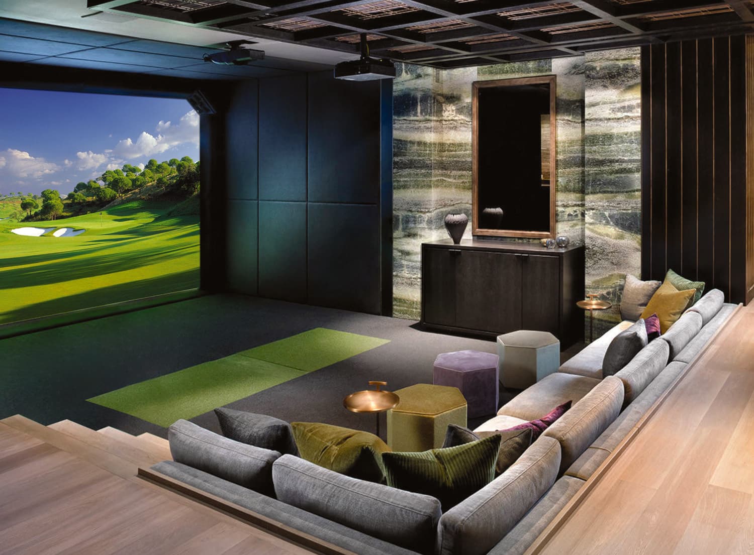 LIV Waterside amenity Virtual Golf - Dubai Marina, Dubai - by LIV