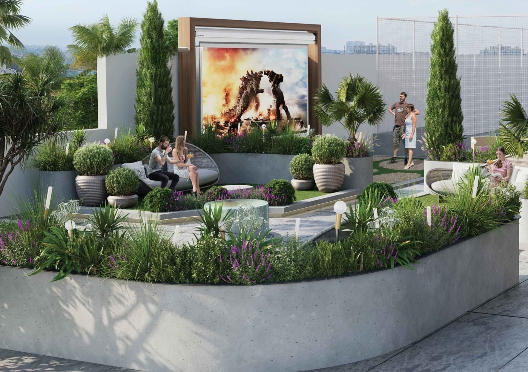 Livel Residenza amenity Italian Gardens - JVC (Jumeirah Village Circle), Dubai - by Vantage Developments