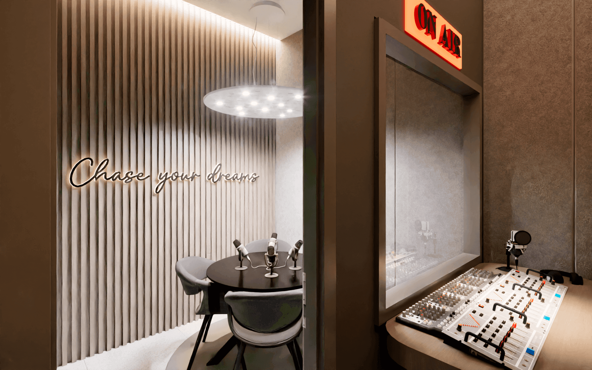 Livel Residenza amenity Podcast Studio in JVC (Jumeirah Village Circle), Dubai, by Vantage Developments