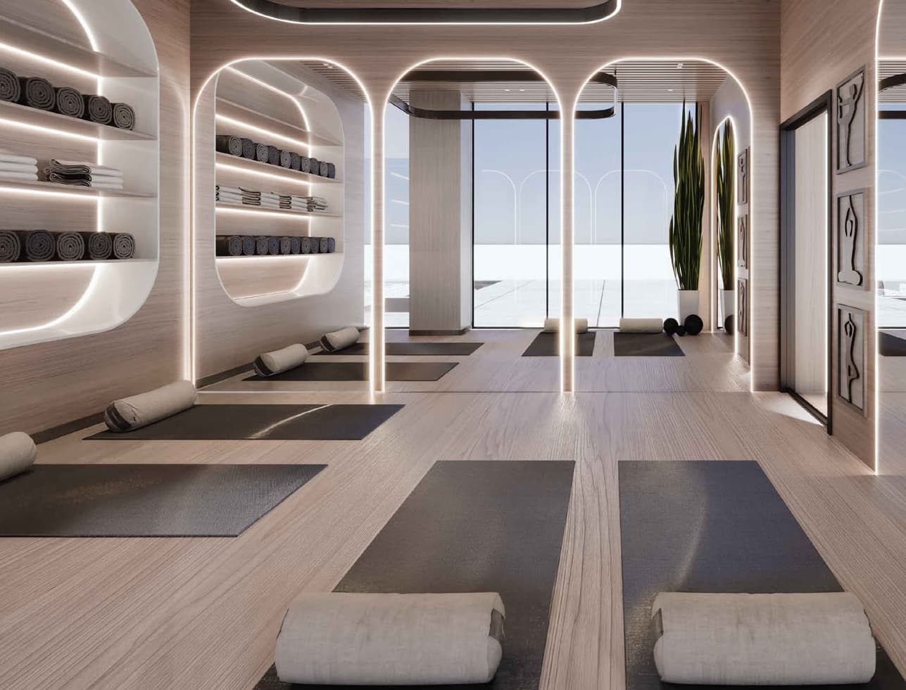 Livel Residenza amenity Yoga Room - JVC (Jumeirah Village Circle), Dubai - by Vantage Developments