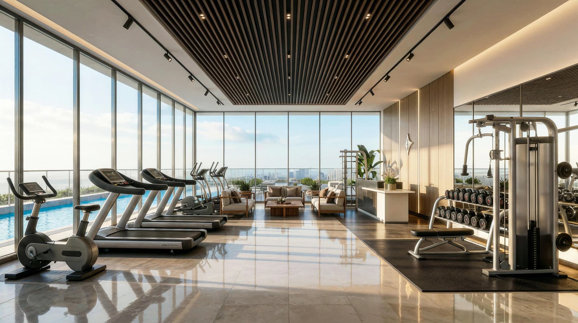 Living Legends Phase 5 amenity Gym & Private Training Studio in Wadi Al Safa 3, Dubai, by Amer Al Ghurair