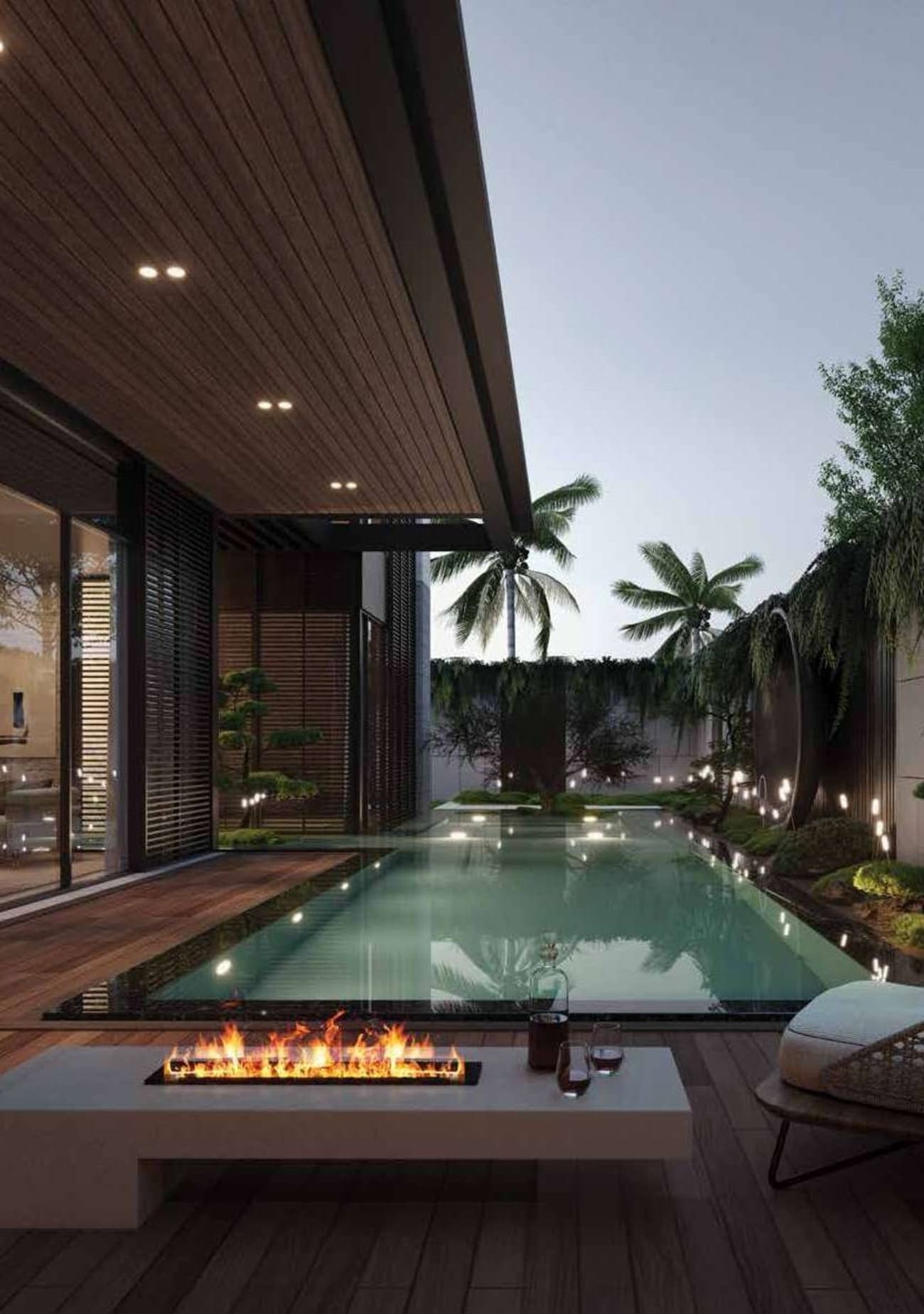 Lua Residences amenity Swimming Pool - Wadi Al Safa 3, Dubai - by Swank Development