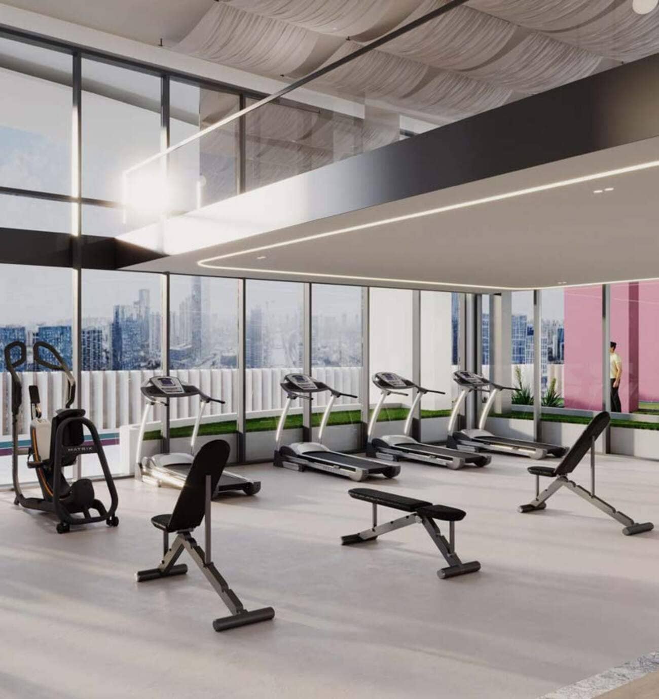 Lucky Oasis Residence amenity Gym - JVC (Jumeirah Village Circle), Dubai - by Lucky Aeon
