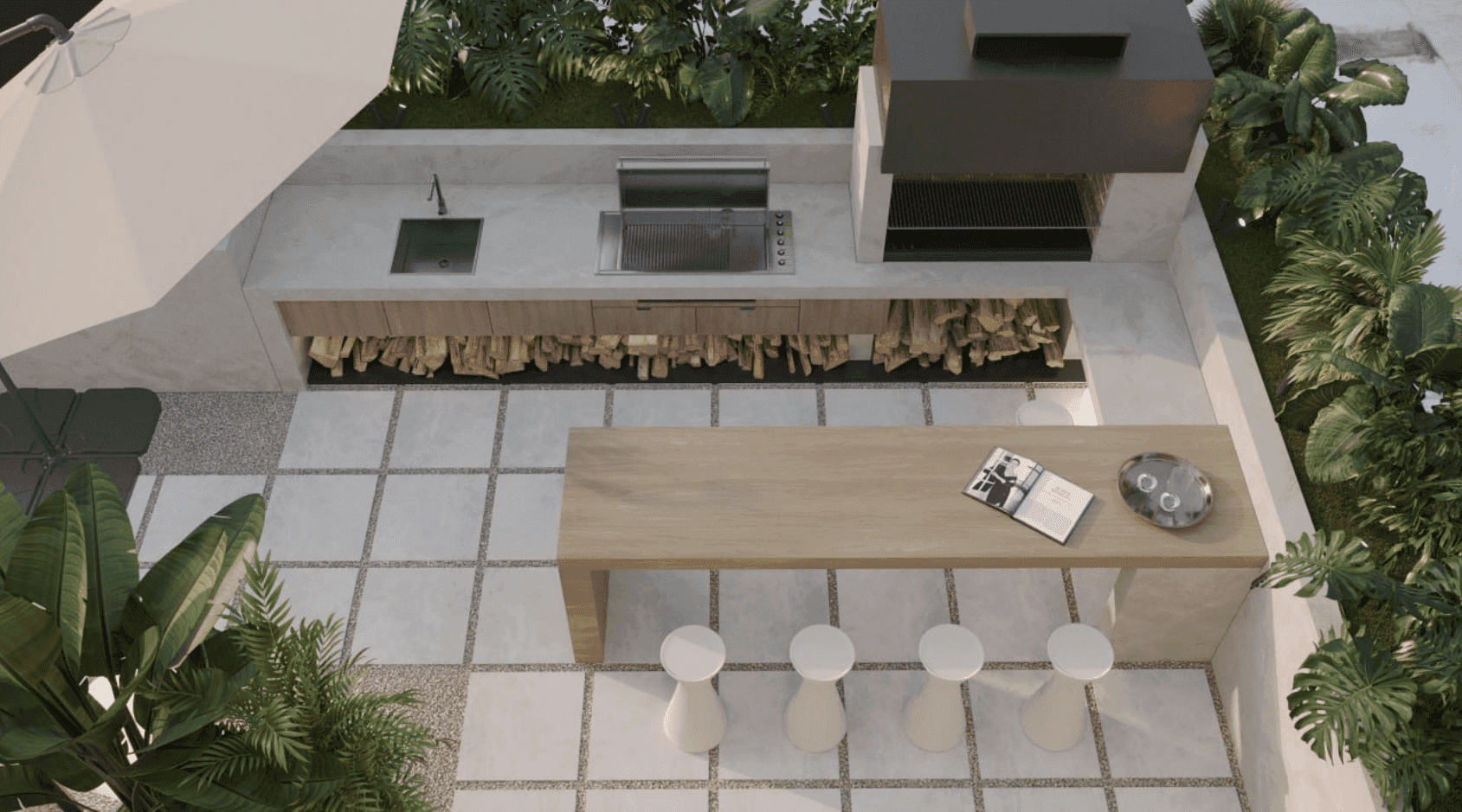 Lucky Royale Residence amenity Bbq & Gazebo - JVC (Jumeirah Village Circle), Dubai - by Lucky Aeon
