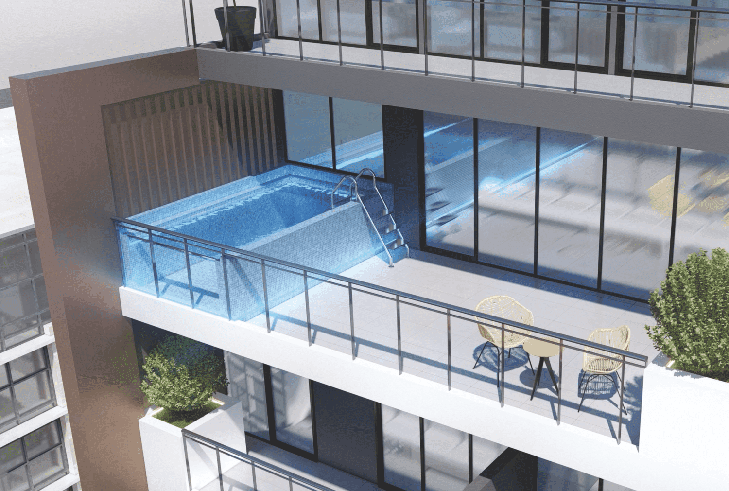 Lucky Royale Residence amenity Private Swimming Pools - JVC (Jumeirah Village Circle), Dubai - by Lucky Aeon
