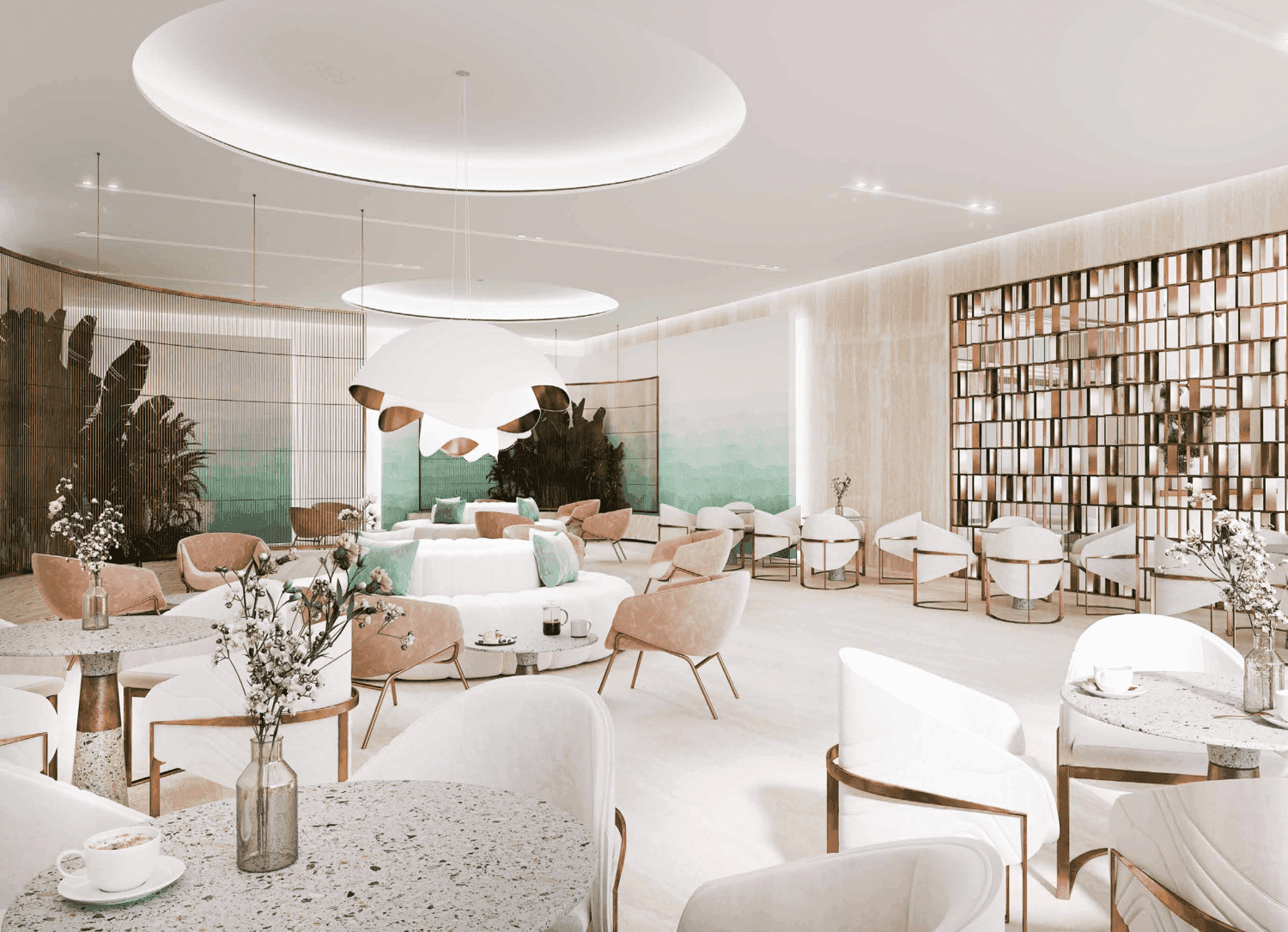 Luma Park Views amenity Café Lobby - JVC (Jumeirah Village Circle), Dubai - by TownX