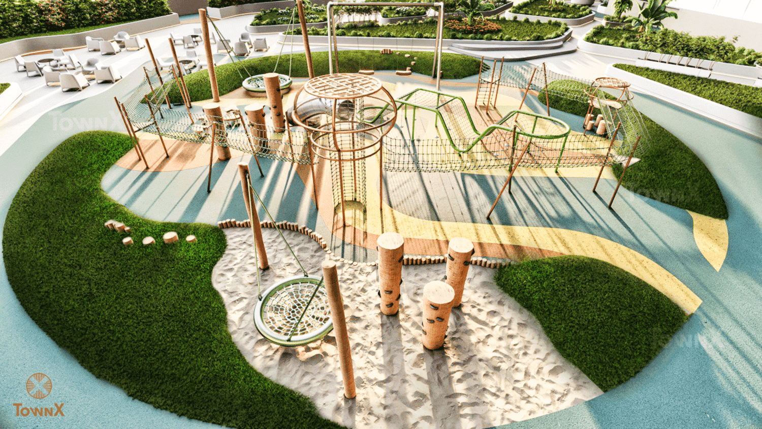 Luma Park Views amenity Kids Playing Area in JVC (Jumeirah Village Circle), Dubai, by TownX