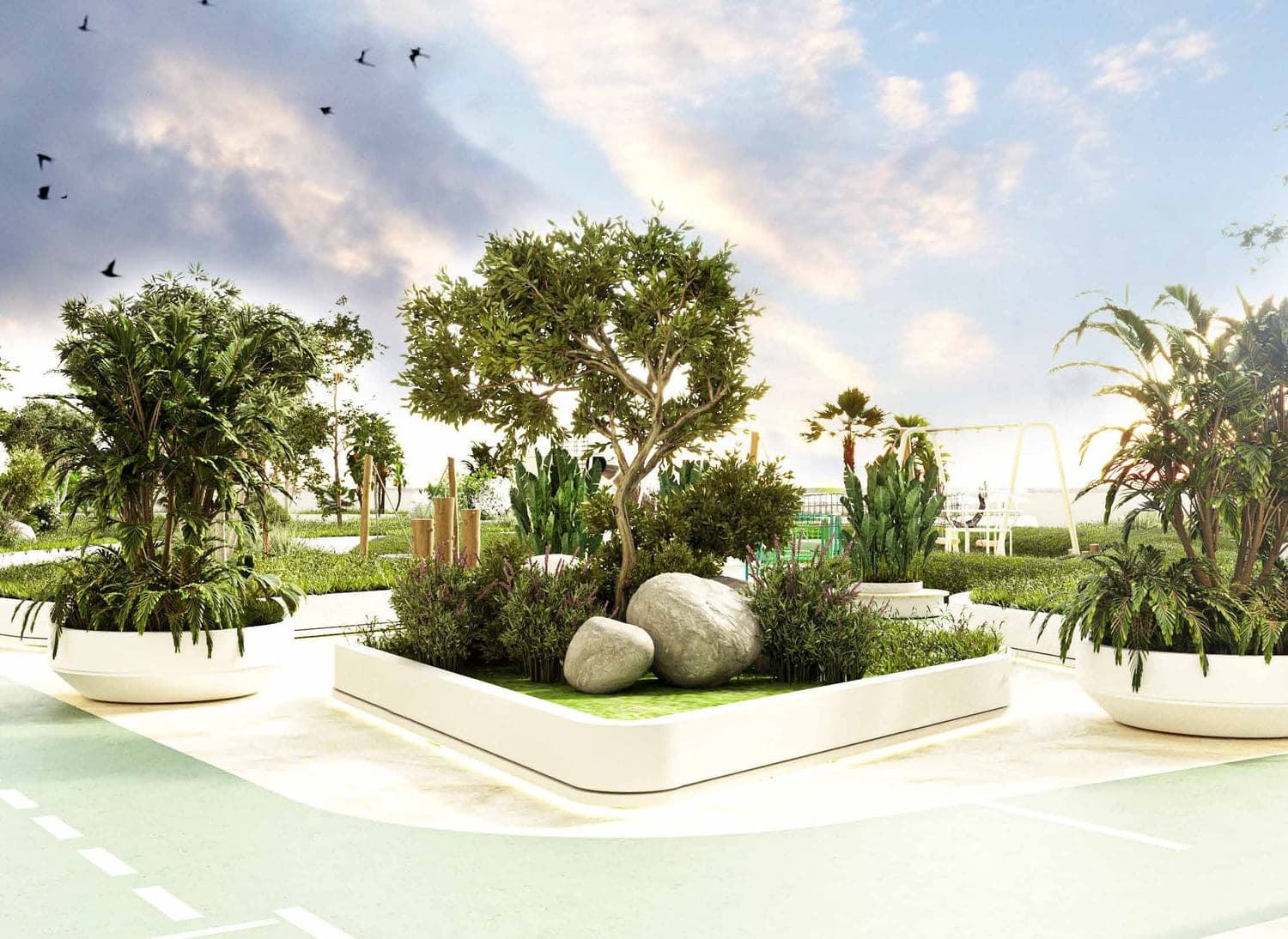 Luma Park Views amenity Private Oasis - JVC (Jumeirah Village Circle), Dubai - by TownX