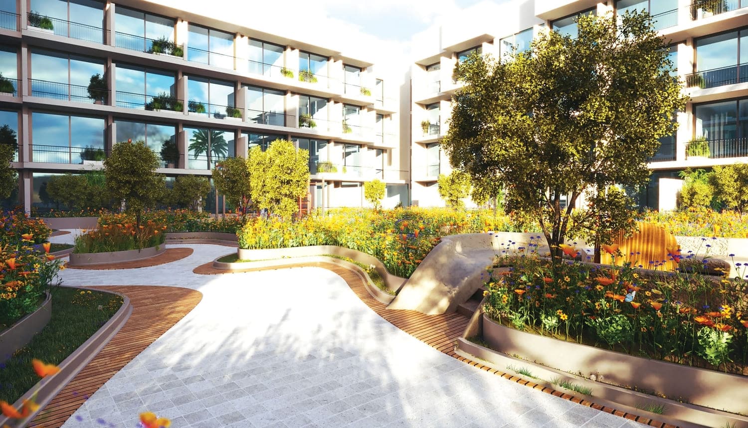 Luma21 amenity Garden in JVC (Jumeirah Village Circle), Dubai, by TownX