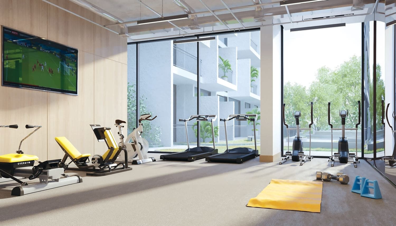 Luma21 amenity Gym in JVC (Jumeirah Village Circle), Dubai, by TownX