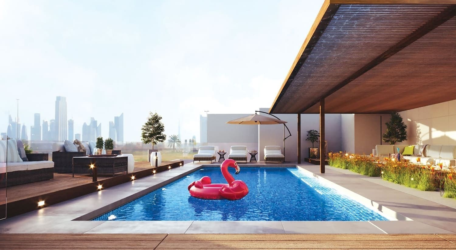 Luma21 amenity Swimming Pool in JVC (Jumeirah Village Circle), Dubai, by TownX