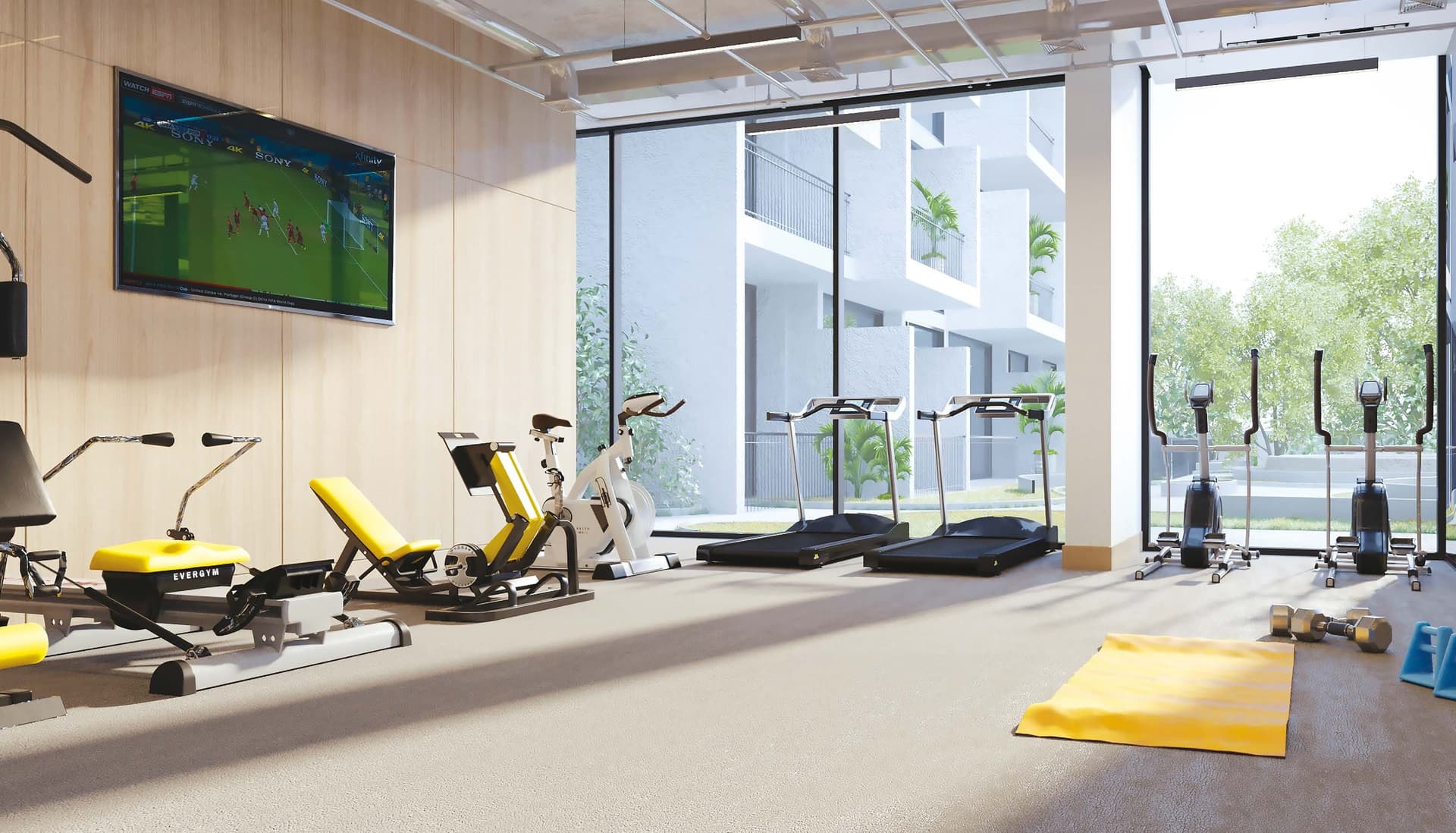 Luma22 amenity Gym in JVC (Jumeirah Village Circle), Dubai, by TownX