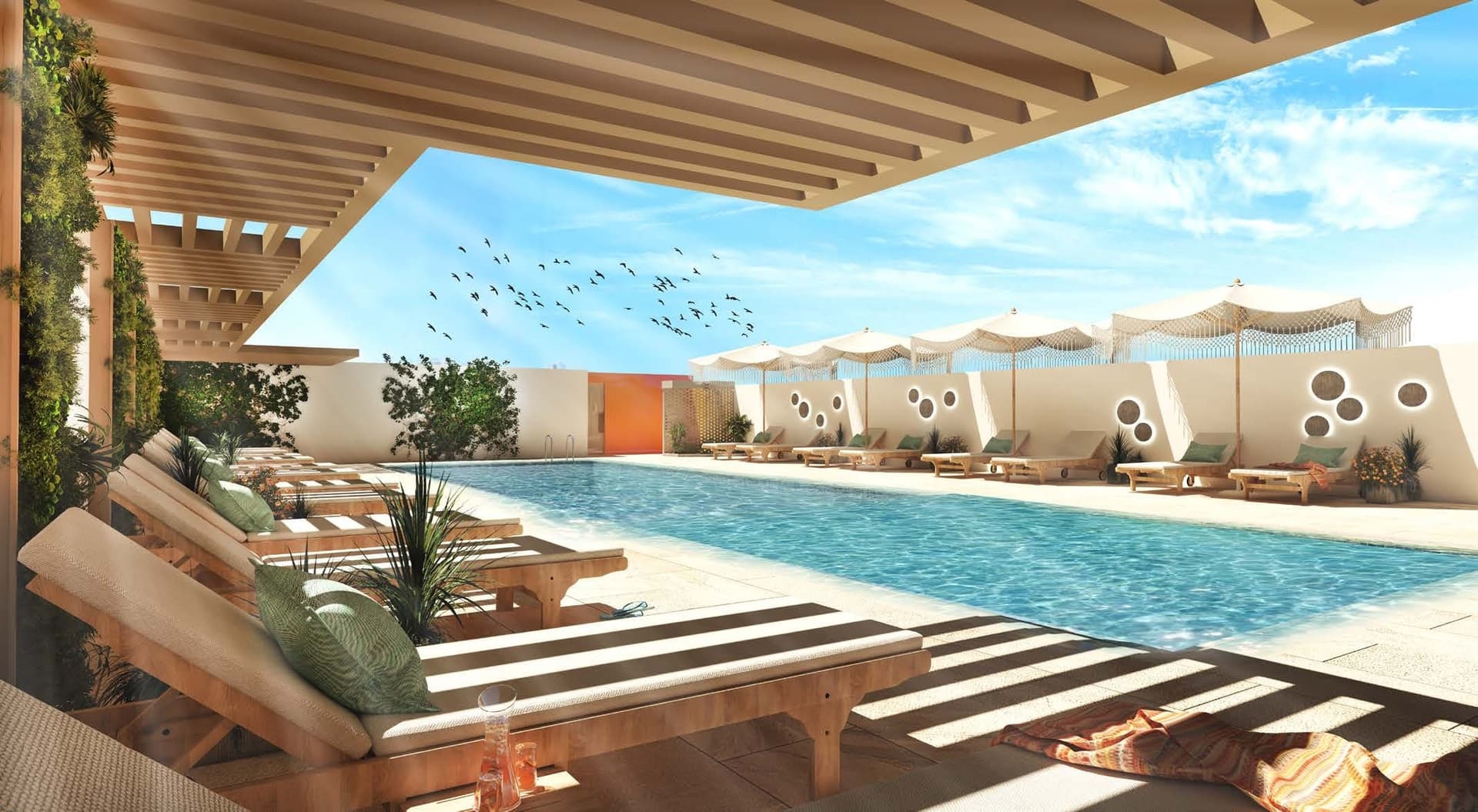 Luma22 amenity Swimming Pools in JVC (Jumeirah Village Circle), Dubai, by TownX