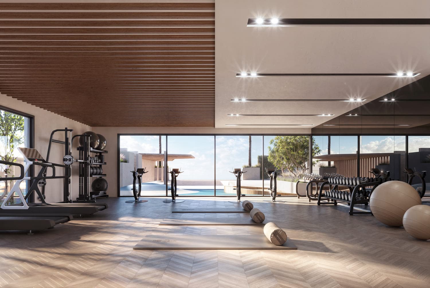Lume Residences amenity Fitness Area - JVC (Jumeirah Village Circle), Dubai - by S and S