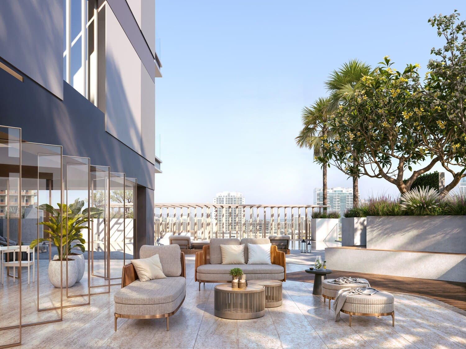 Lume Residences amenity Lounge Seating Area - JVC (Jumeirah Village Circle), Dubai - by S and S