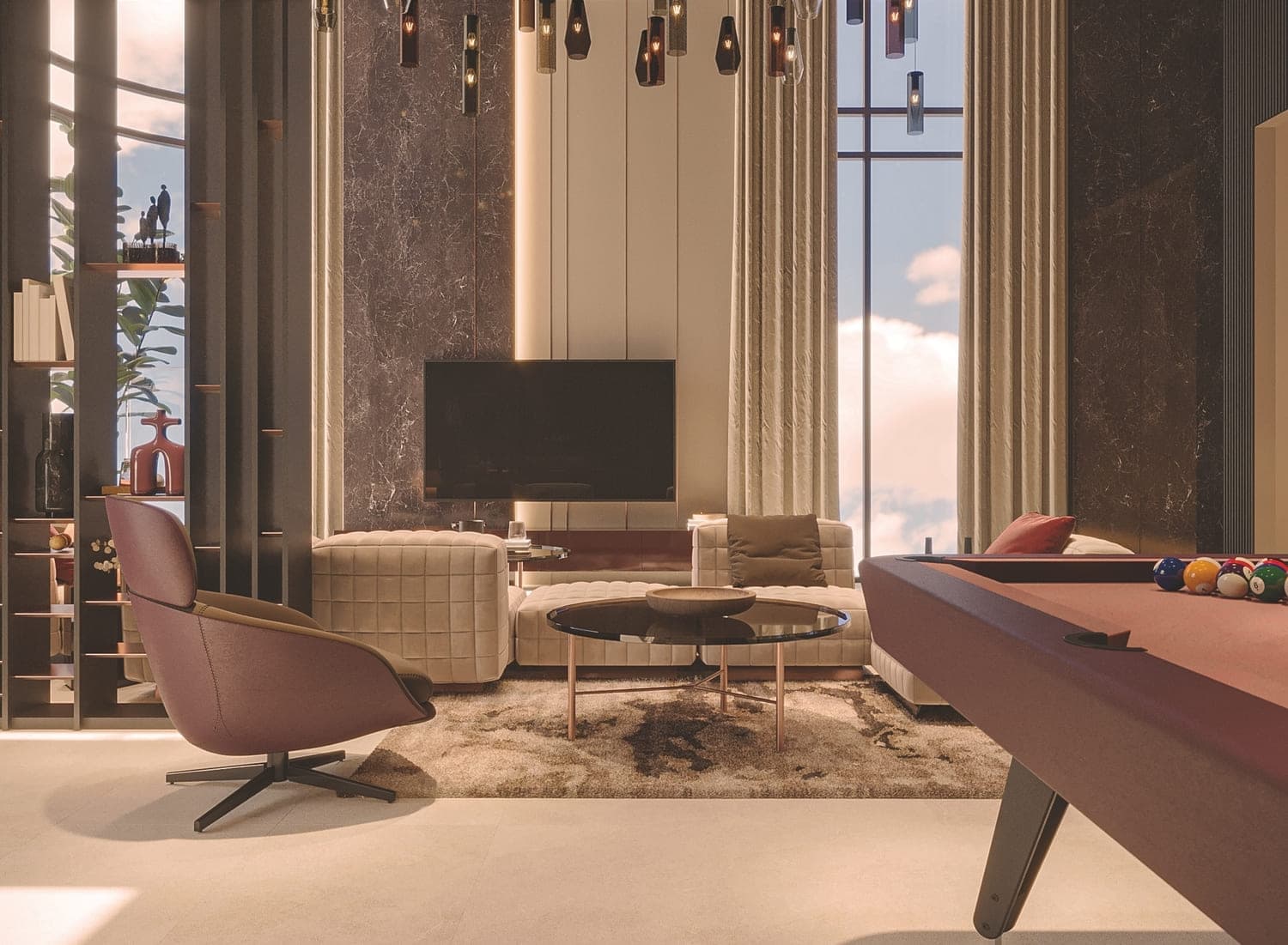Luxor Tower amenity Club Room - JVC (Jumeirah Village Circle), Dubai - by Imtiaz Development
