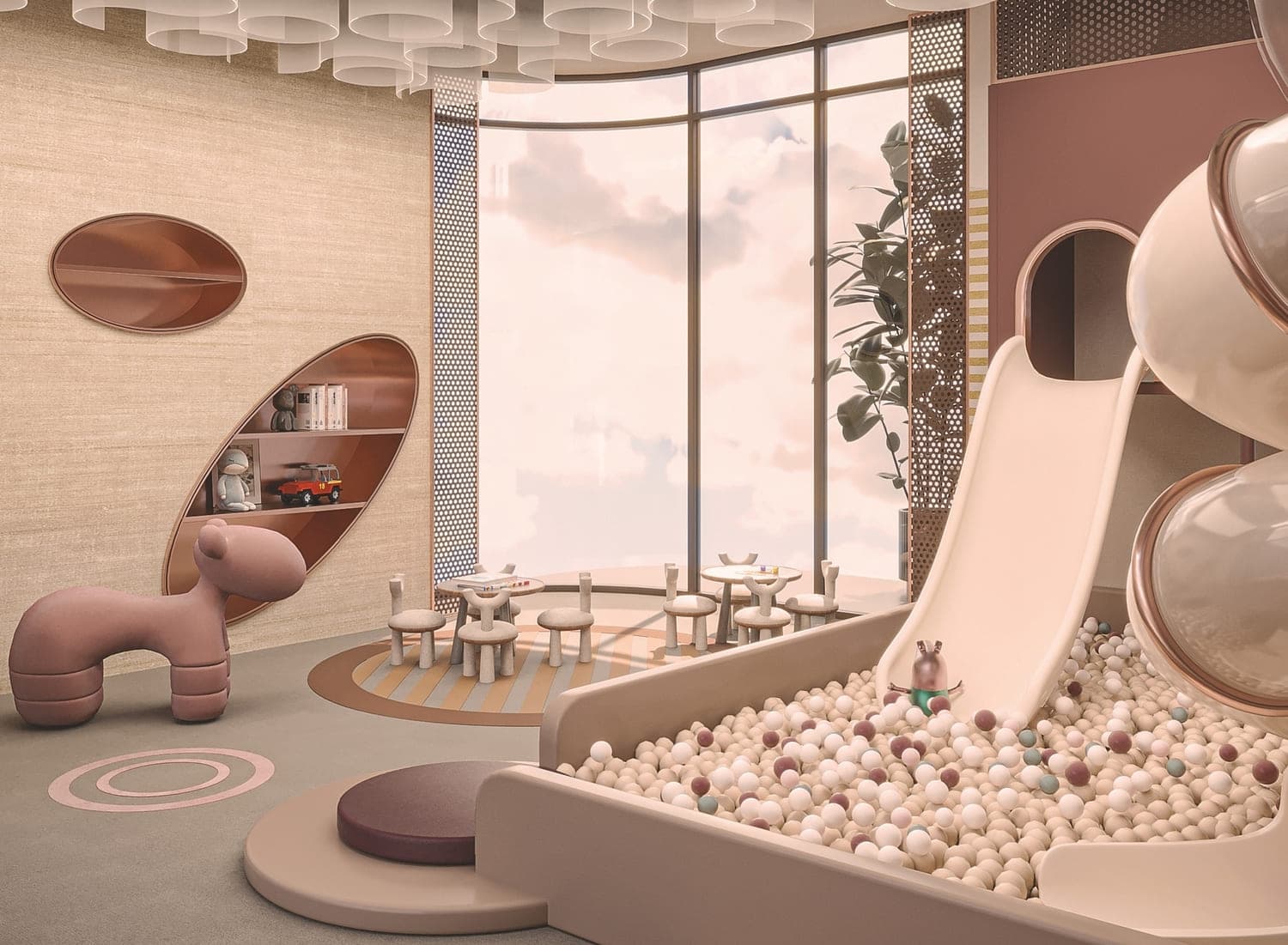 Luxor Tower amenity Kids Play Area - JVC (Jumeirah Village Circle), Dubai - by Imtiaz Development