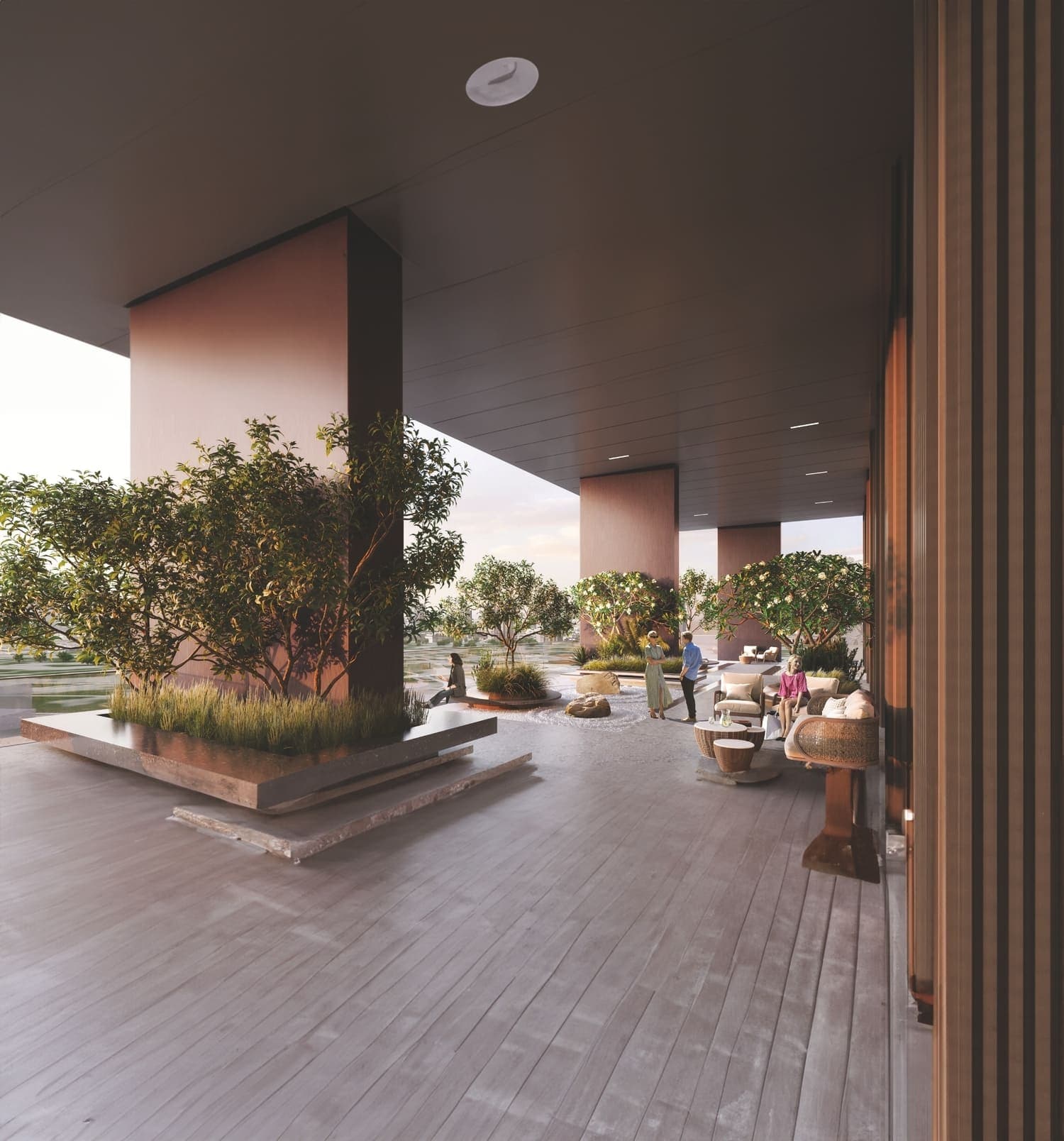 Luxor Tower amenity Sky Garden - JVC (Jumeirah Village Circle), Dubai - by Imtiaz Development