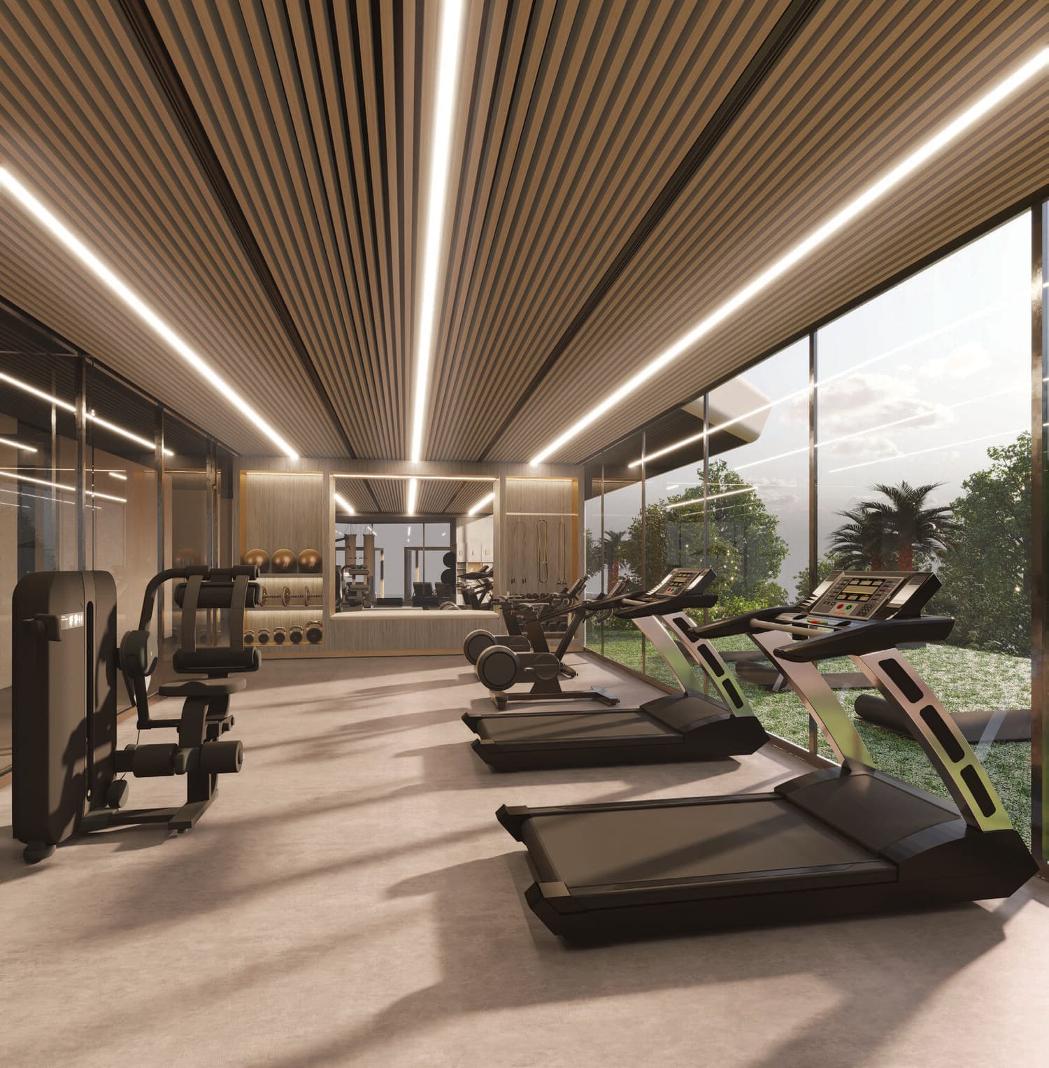 Luxury Canal Residences amenity Outdoor Gym & Fitness Center - Dubai Islands, Dubai - by Prestige One Developments