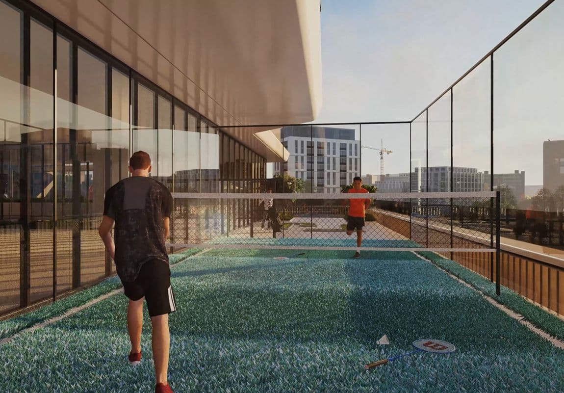 Luxury Canal Residences amenity Sport Courts - Dubai Islands, Dubai - by Prestige One Developments