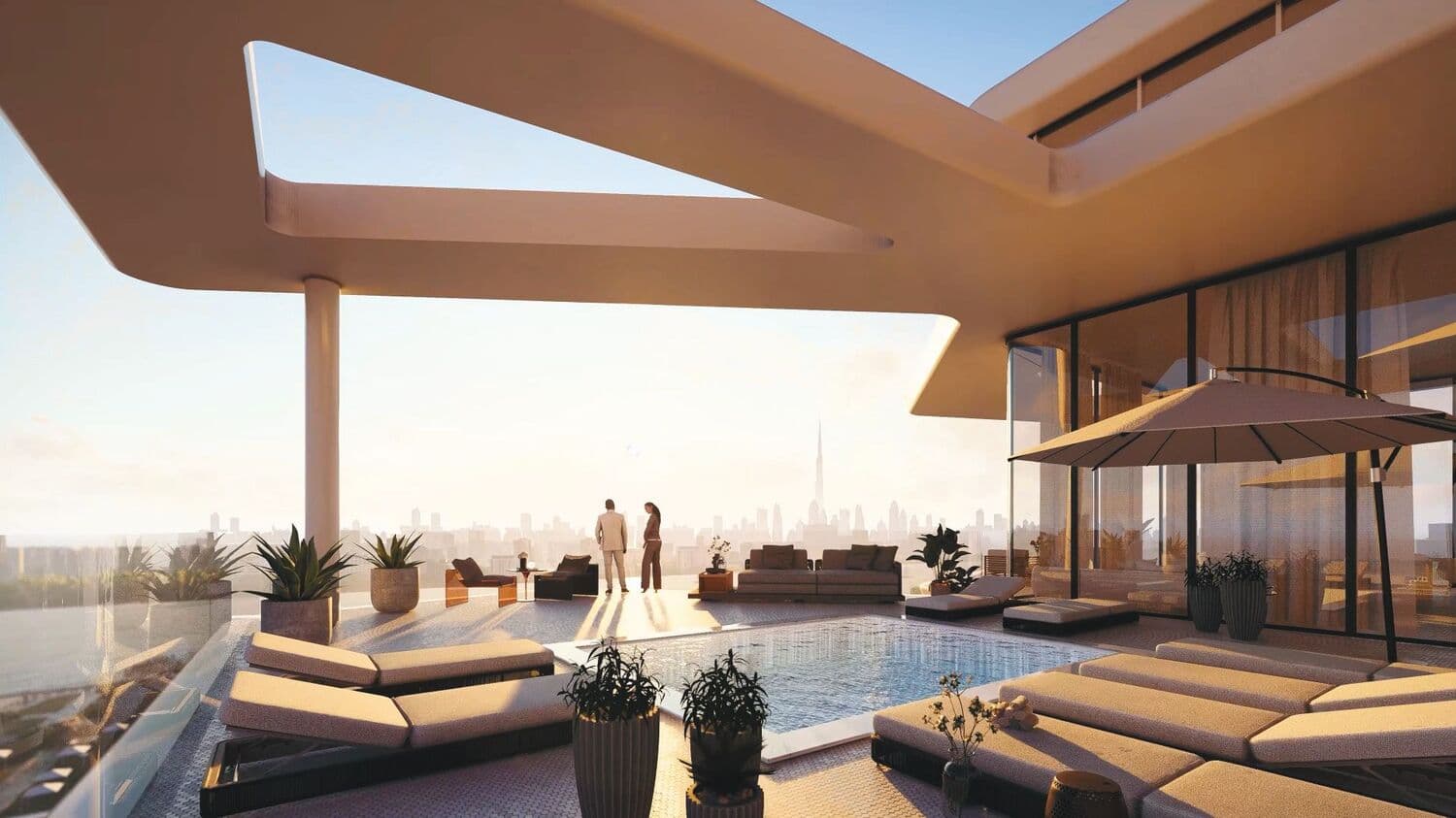 Luxury Canal Residences amenity Sun Deck - Dubai Islands, Dubai - by Prestige One Developments