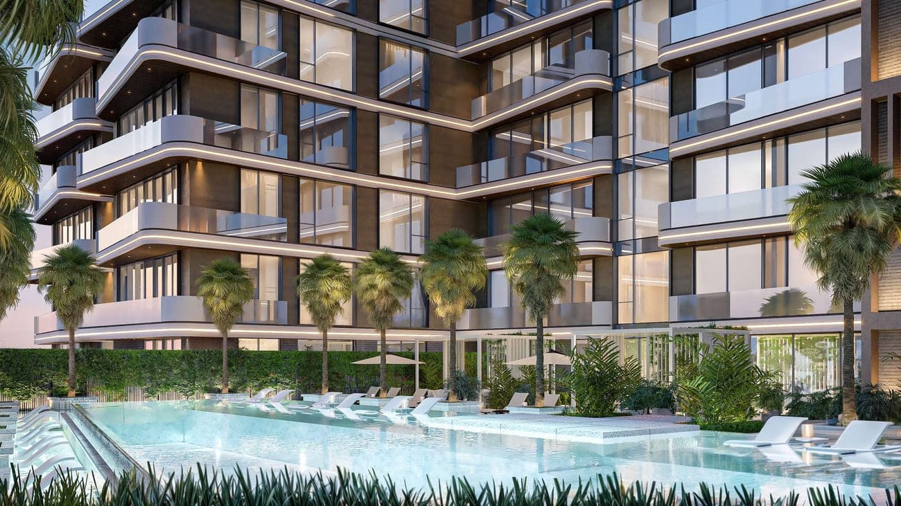 Luzora Residence amenity Pool - Dubai Islands, Dubai - by Dia Development