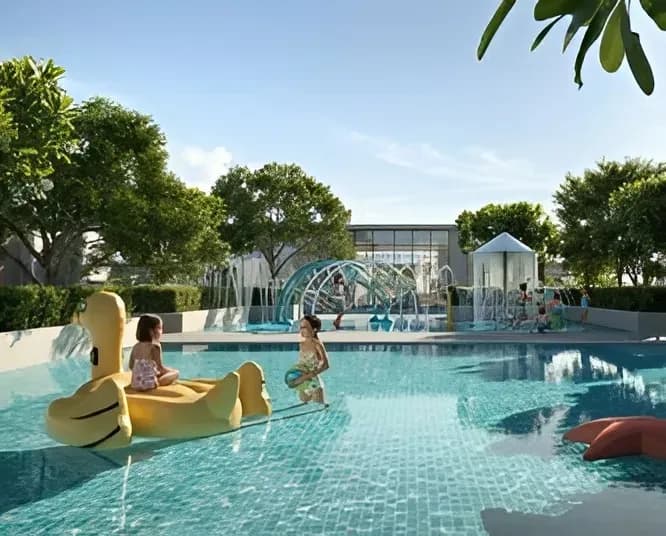 Lyvia By Palace amenity Kids Pool & Splash Zone - Green Gate at Dubai Creek Harbour, Dubai - by Emaar