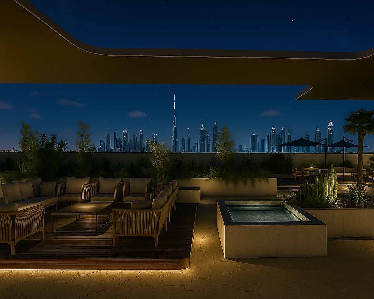MAAK Residence amenity Rooftop Garden - Dubai South, Dubai - by Maakdream Properties
