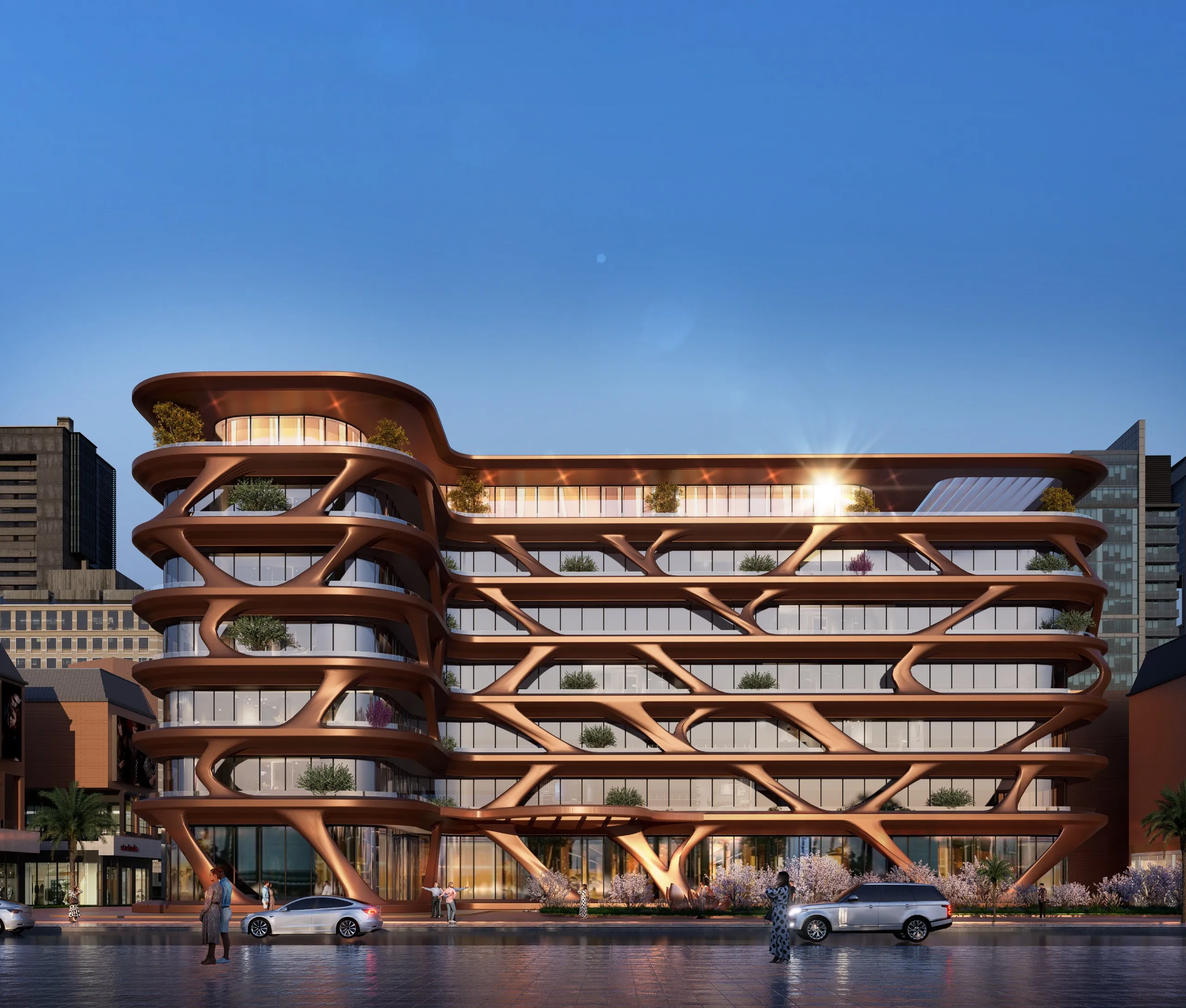 Magnolia exterior view - Meydan, Dubai - by Palladium Prime Real Estate Development
