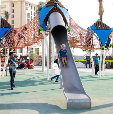 Maha Townhouses amenity Kids Play Area in Town Square, Dubai, by Nshama Group