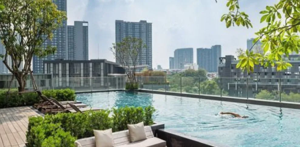 Maison Cannelle Residence amenity Swimming Pool - Al Furjan, Dubai - by Casa Moderna
