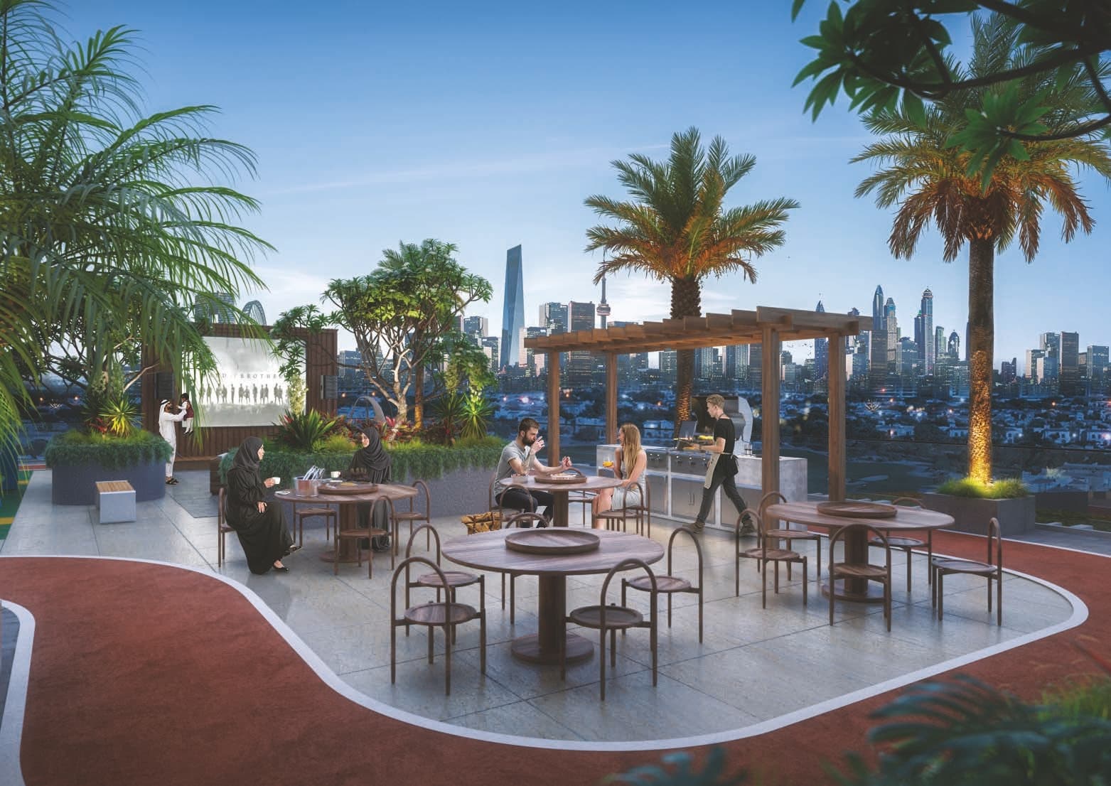 Maison Elysee III amenity Family Sitting Area - JVC (Jumeirah Village Circle), Dubai - by Pantheon
