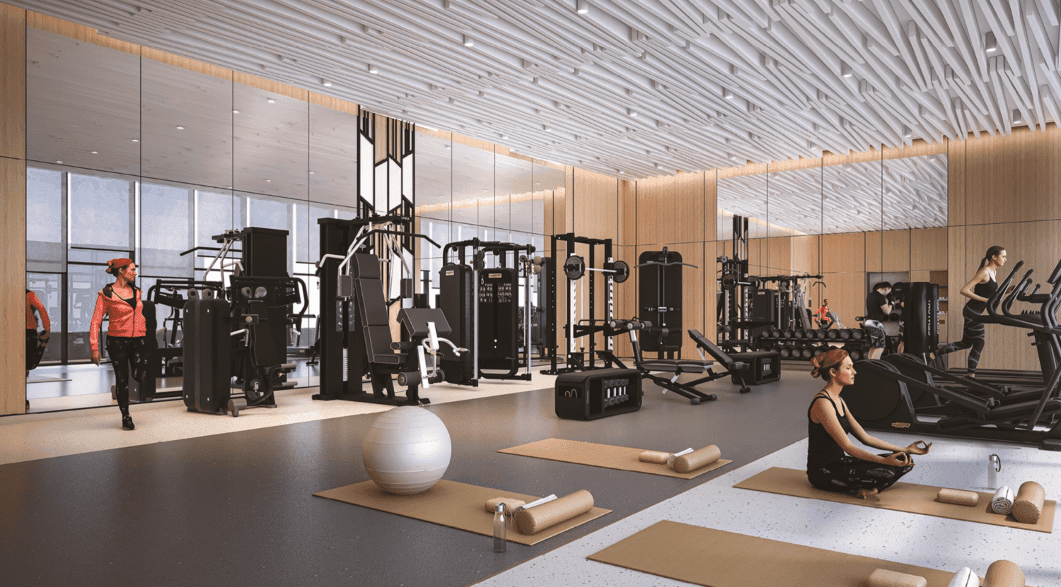 Mallside Residence amenity Fitness Centre - Dubai Hills, Dubai - by Royal Development Company