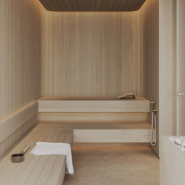 Manam Pearl amenity Sauna - Jebel Ali Village, Dubai - by Manam Realty