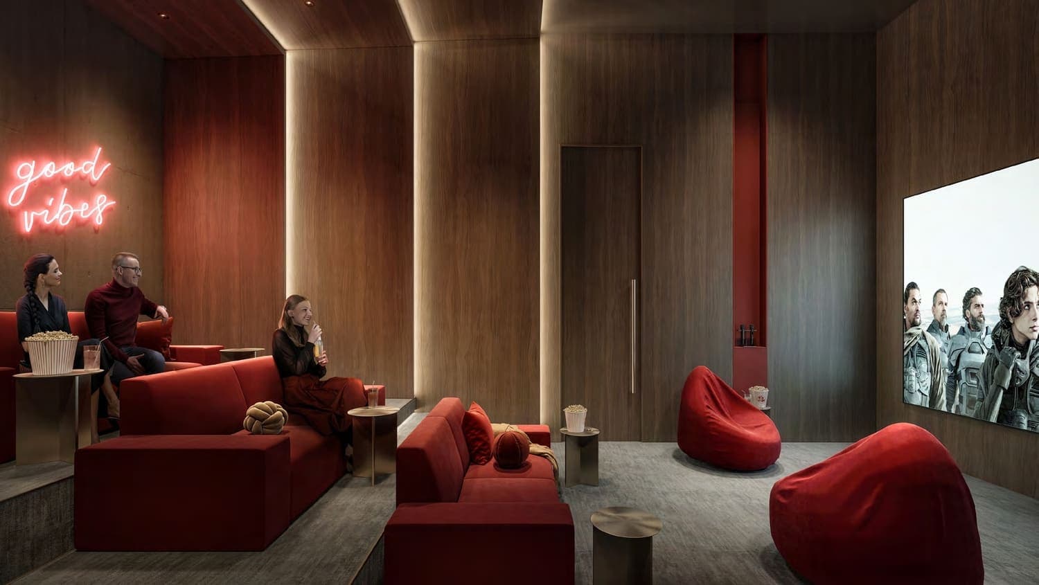 Manarat Living 2 amenity Cinema Space - Al Saadiyat island, Dubai - by ALDAR