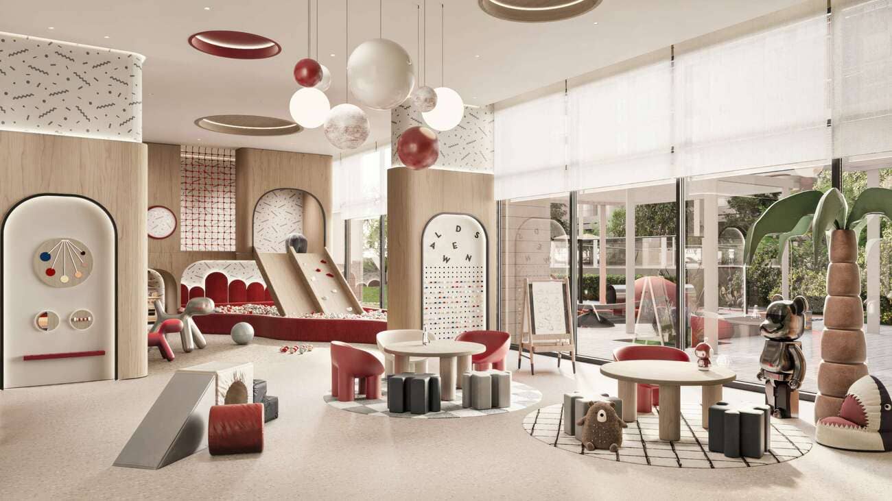 Manarat Living 3 amenity Kids Play Zone in Al Saadiyat island, Abu Dhabi, by ALDAR