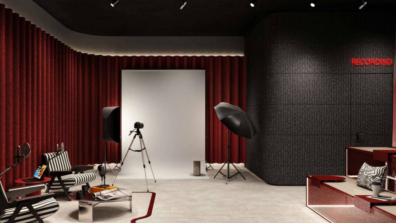 Manarat Living 3 amenity Podcast Studio - Al Saadiyat island, Dubai - by ALDAR