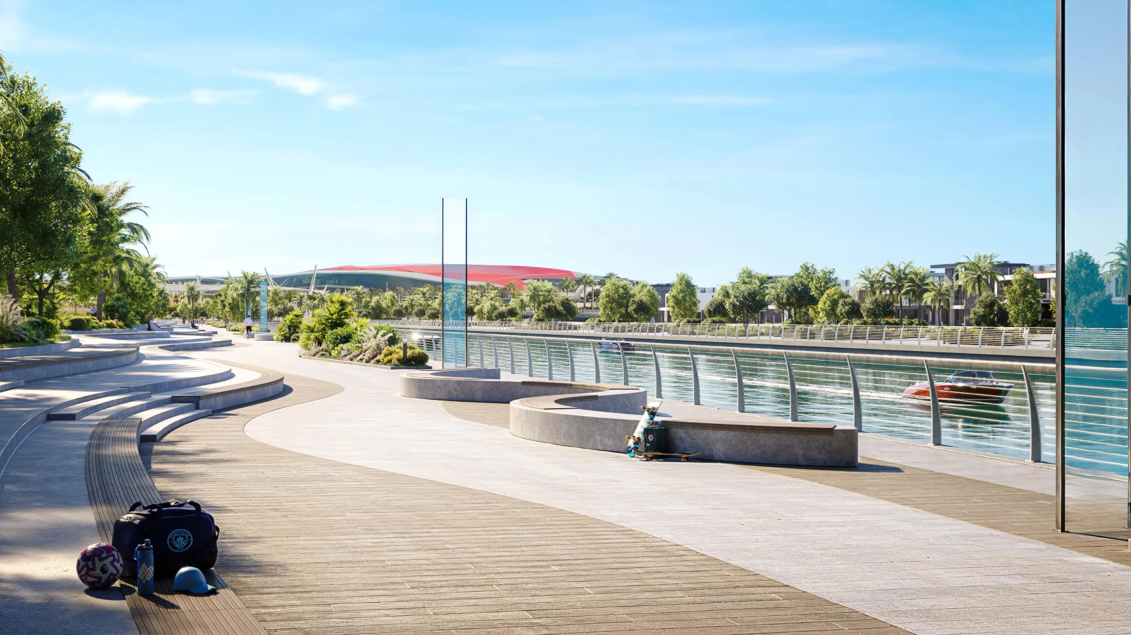 Manchester City Yas Residences by Ohana amenity Canal Promenade - Abu Dhabi, Dubai - by Ohana Developments