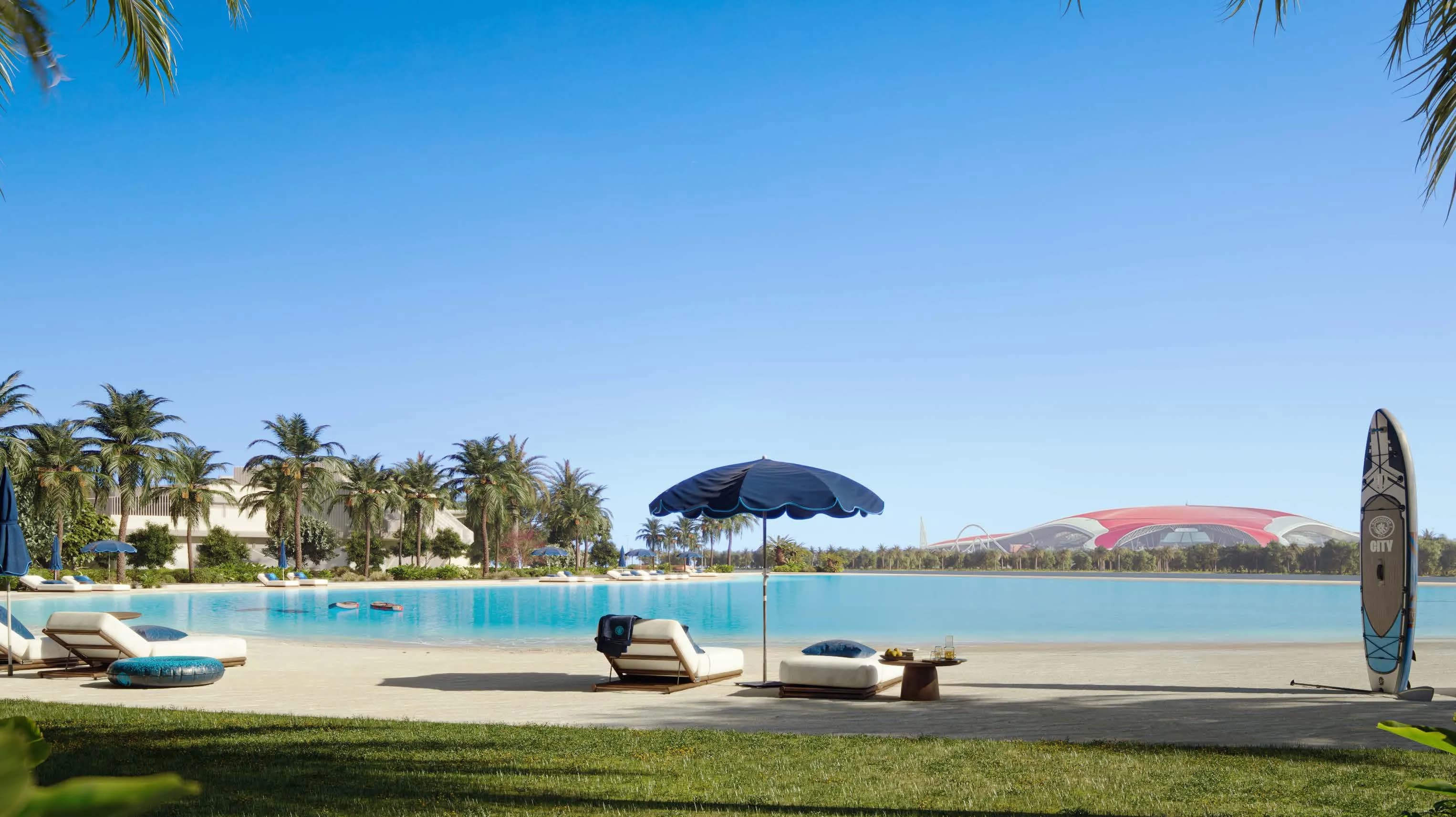 Manchester City Yas Residences by Ohana amenity Crystal Lagoon - Abu Dhabi, Dubai - by Ohana Developments