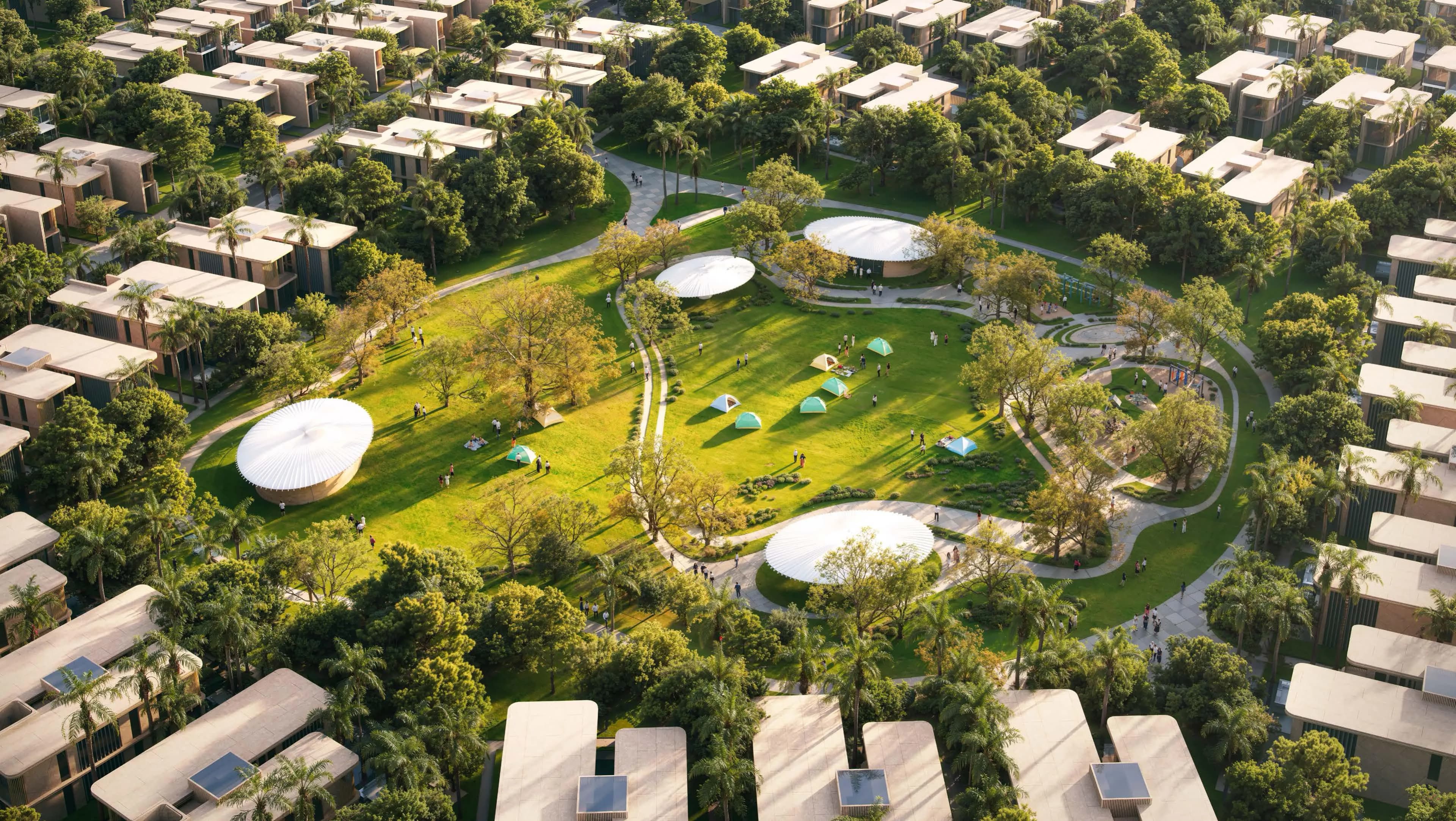 Manchester City Yas Residences by Ohana amenity Green Area - Abu Dhabi, Dubai - by Ohana Developments